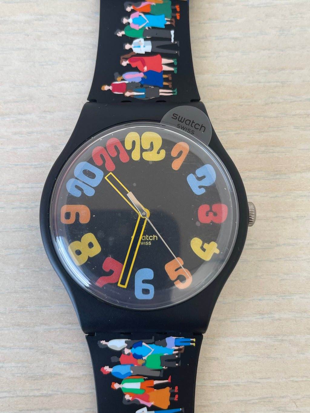 Swatch Aktionär Uhr 2023, Sehr Gut, 25.5cm, Originalbox