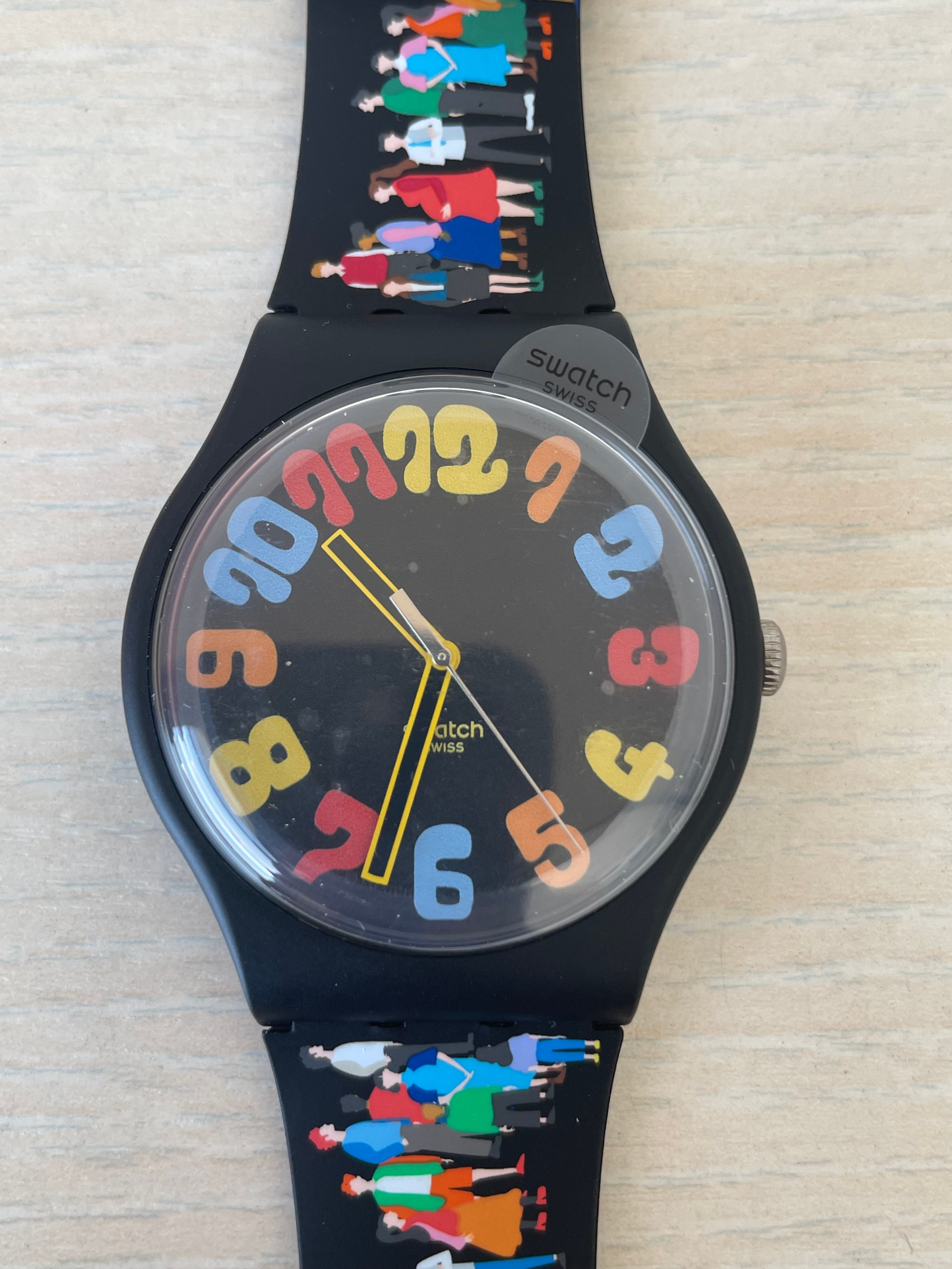 Swatch Aktionär Uhr 2023, Sehr Gut, 25.5cm, Originalbox