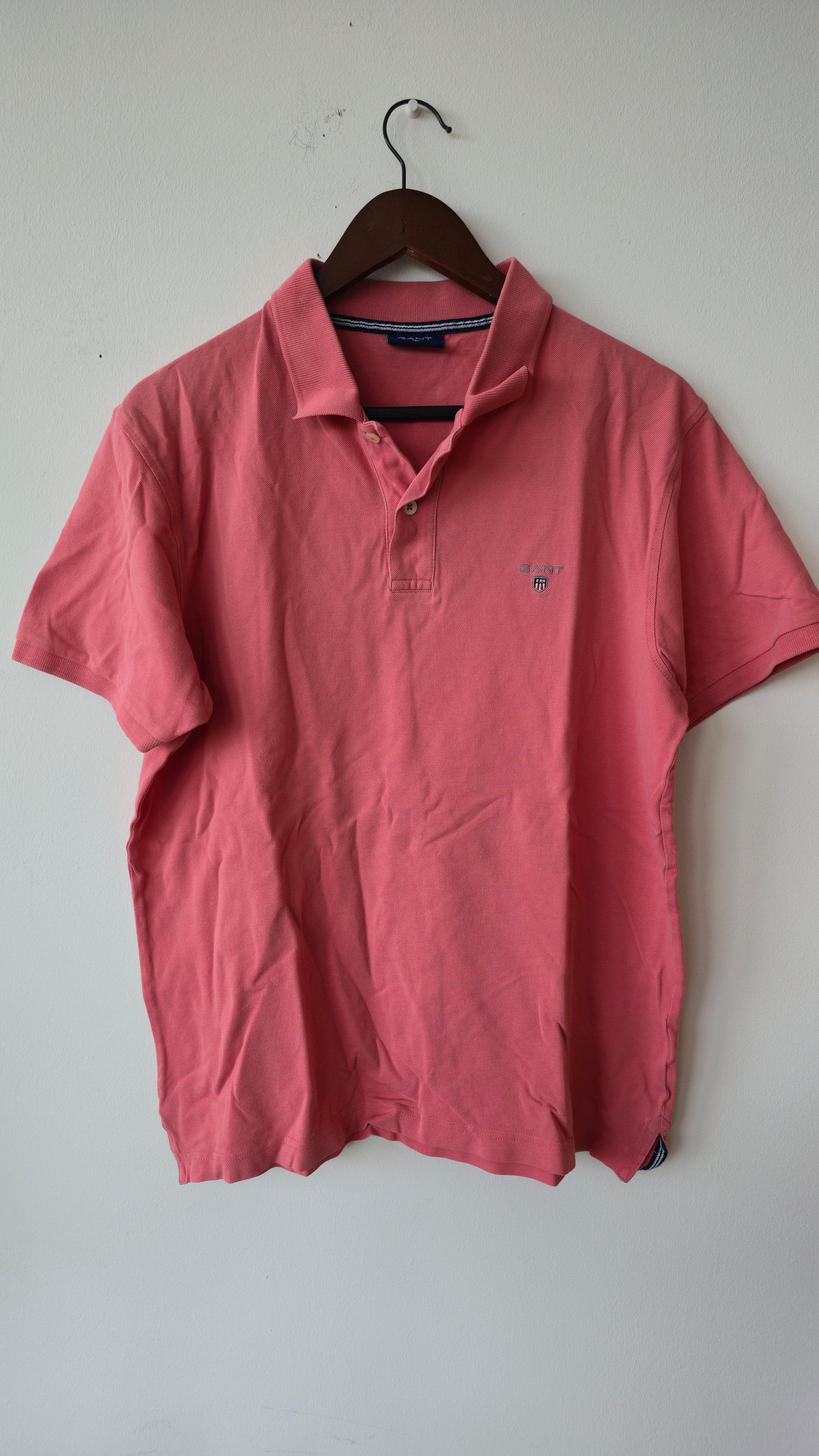 GANT Polohemd Baumwolle, Größe L, Pink – Guter Zustand