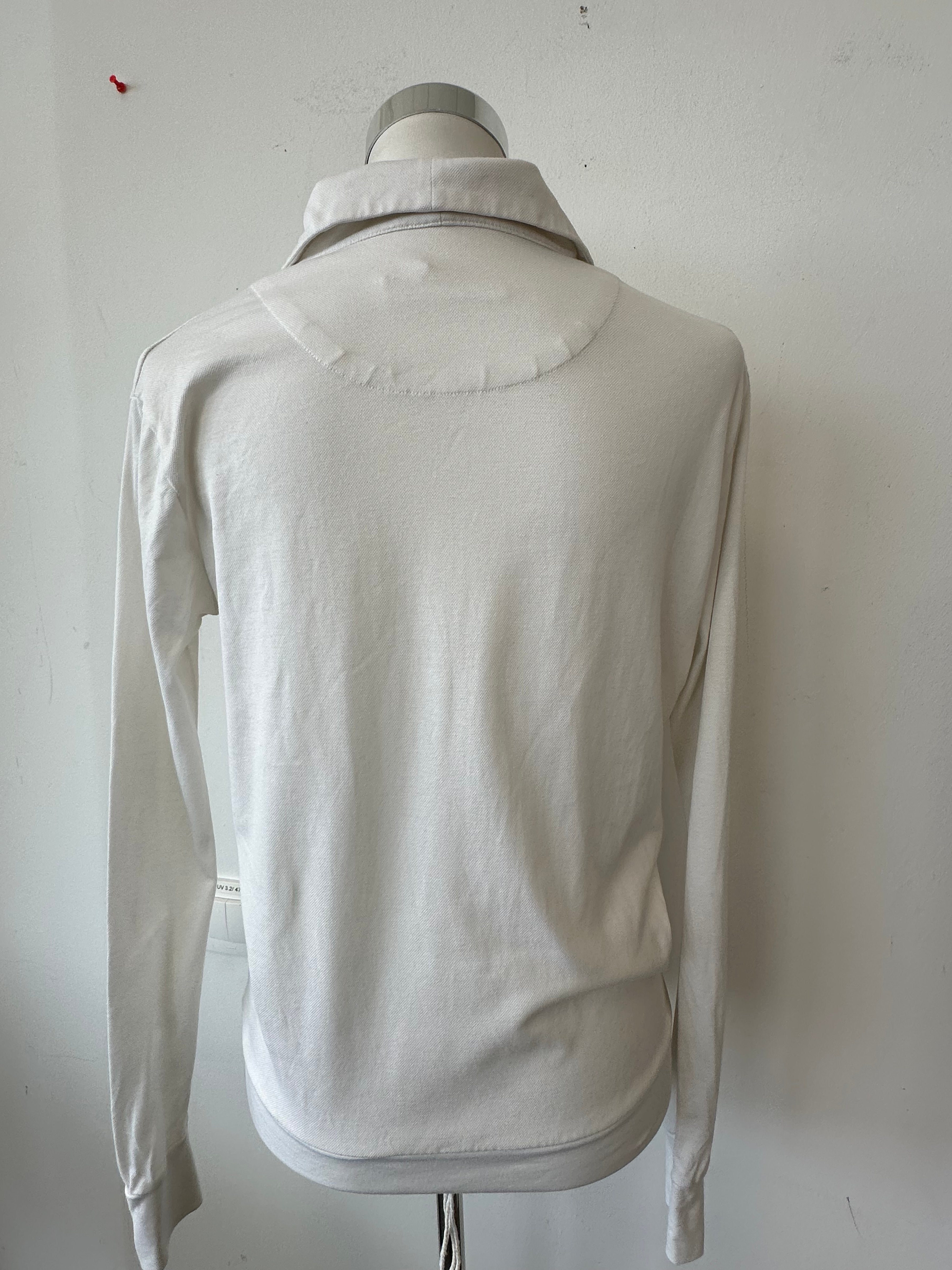 Harmont & Blaine Pullover L | Baumwolle Polo | Weiß | Guter Zustand