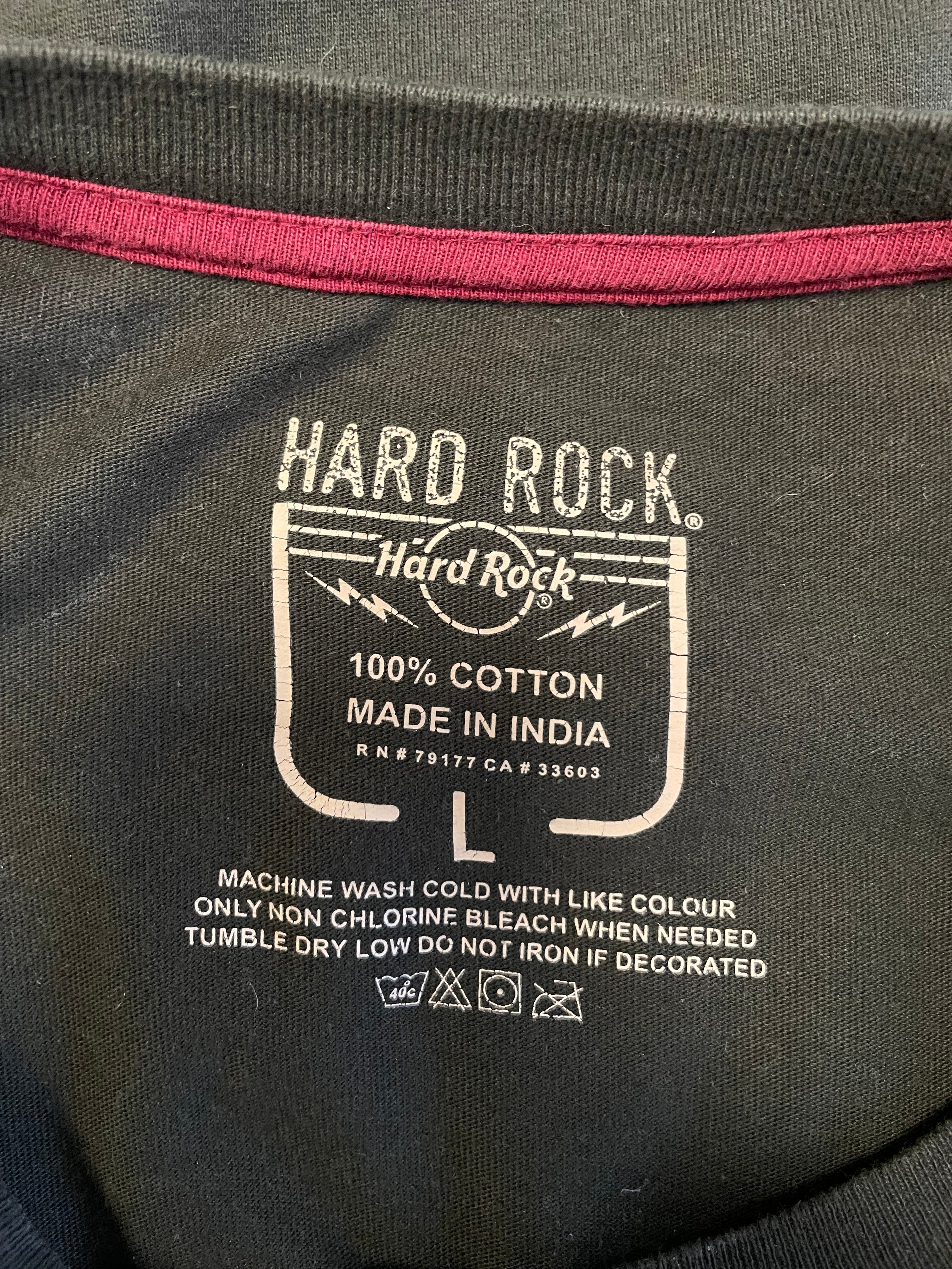 Hard Rock Cafe New York T-Shirt – Black, Size L, Good Condition