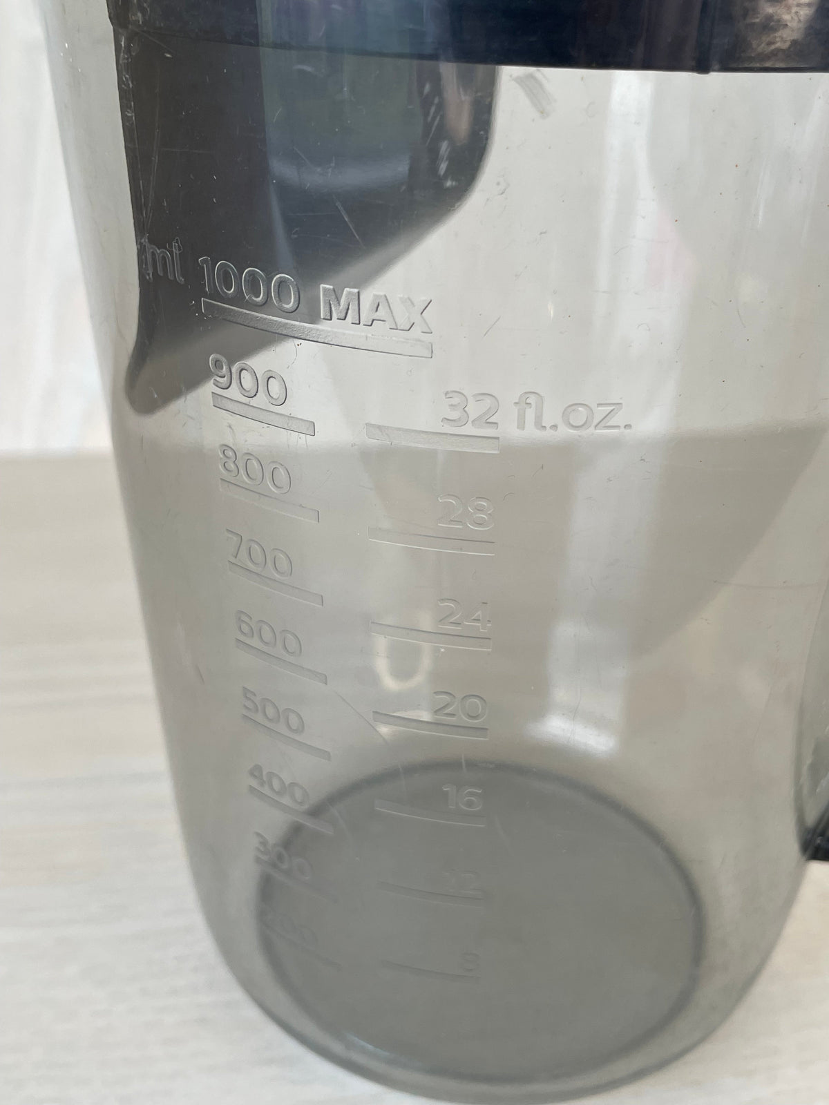 Breville Juice Fountain Krug 800JEXL, 32 oz, Transparent/Schwarz, Gebraucht