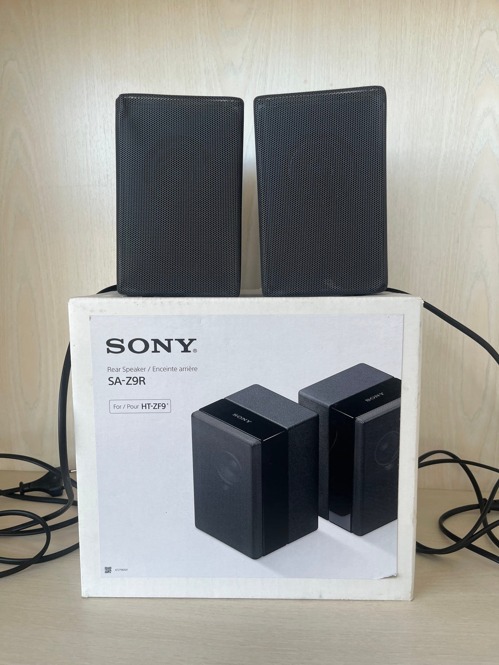 Sony Wireless Rear Lautsprecher SA-Z9R, Schwarz, Kompakt, Zustand: Gut