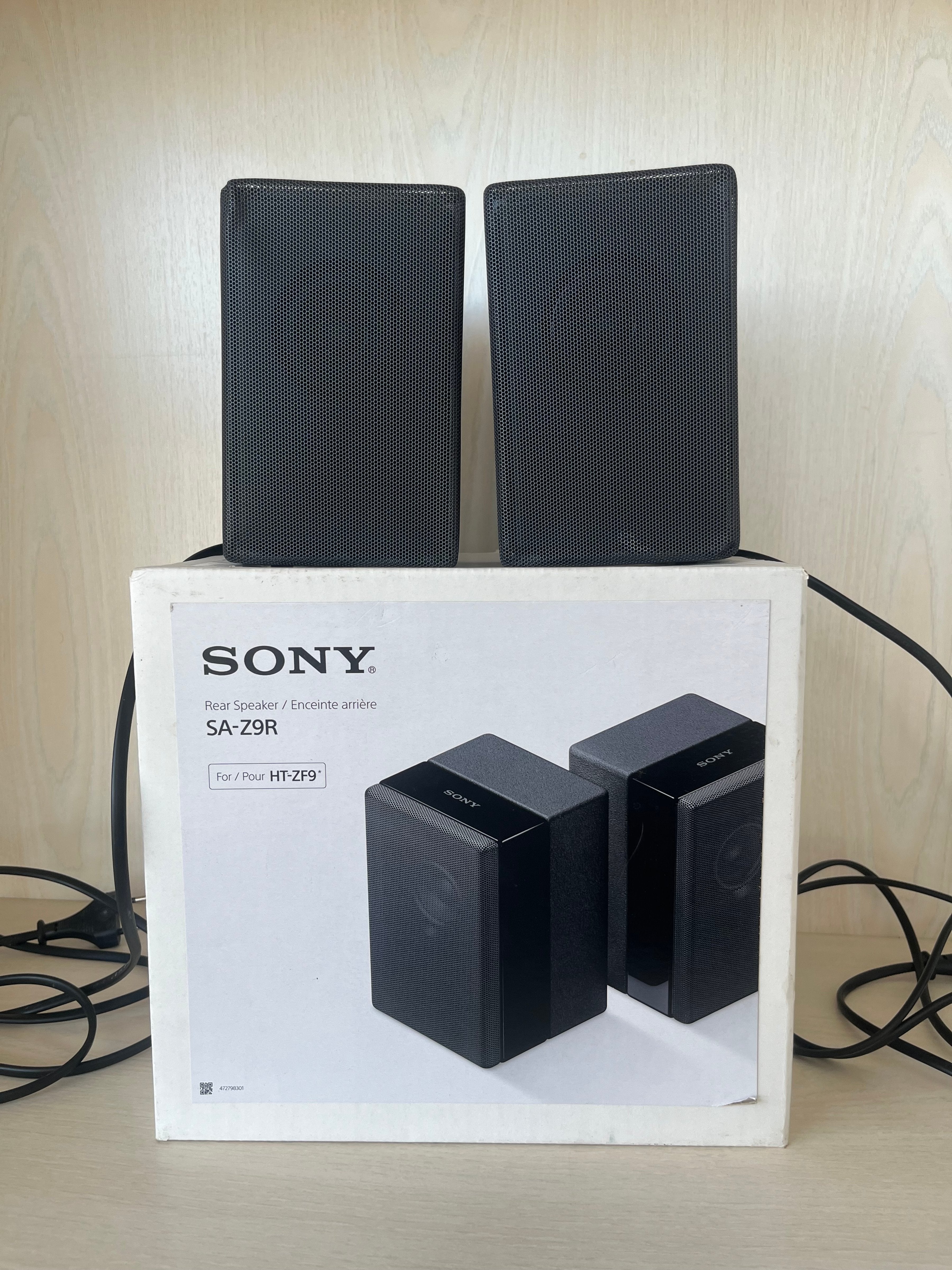 Sony Wireless Rear Lautsprecher SA-Z9R, Schwarz, Kompakt, Zustand: Gut