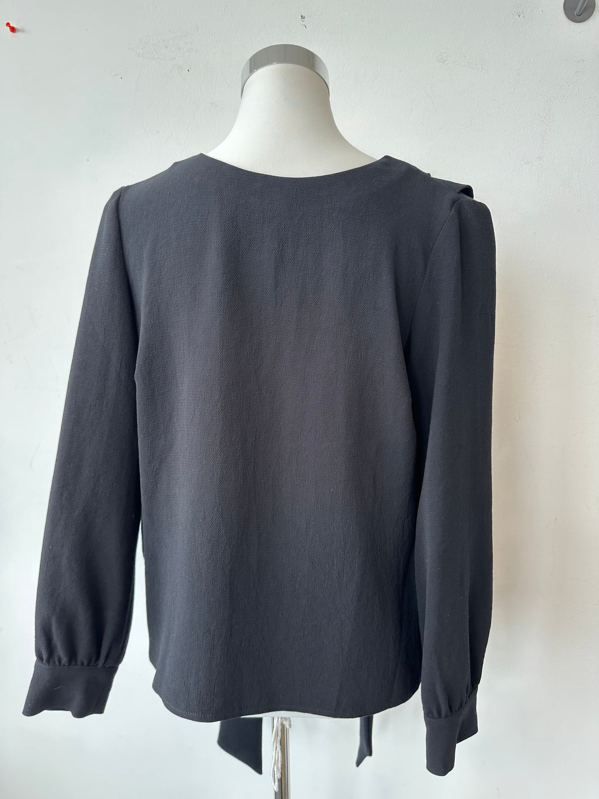 Ba&sh Tie-Front Bluse Schwarz, Gr. 1, Sehr Gut