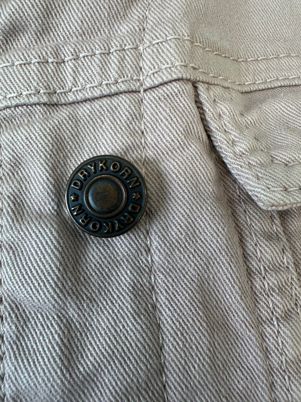 Drykorn Mix & Match Colbert Jacket, Light Beige, Size 3, Very Good