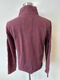 Dickies Men's Burgundy Medium Button-Up Shirt - Good Condition