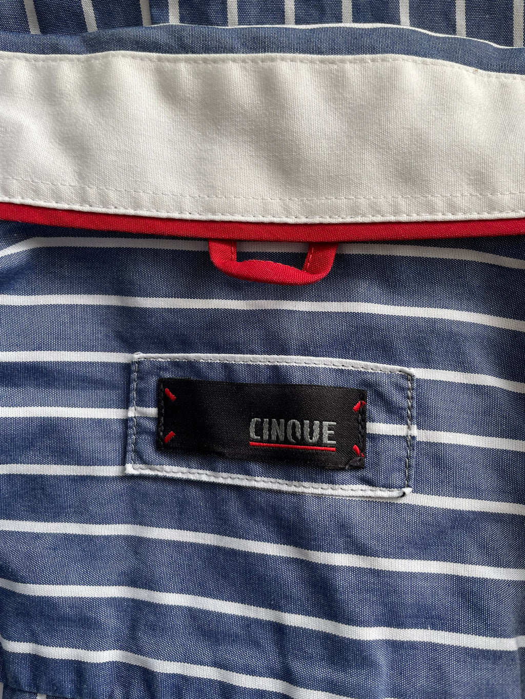 Cinque Hemd Serano Blau/Weiß gestreift Gr. 40 EU Sehr Gut