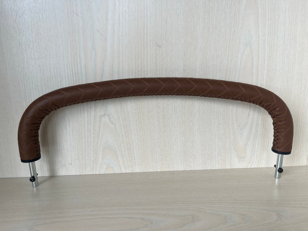 Joolz Universal Bumper Bar, Lederoptik, Braun, Wie Neu, 48x12 cm