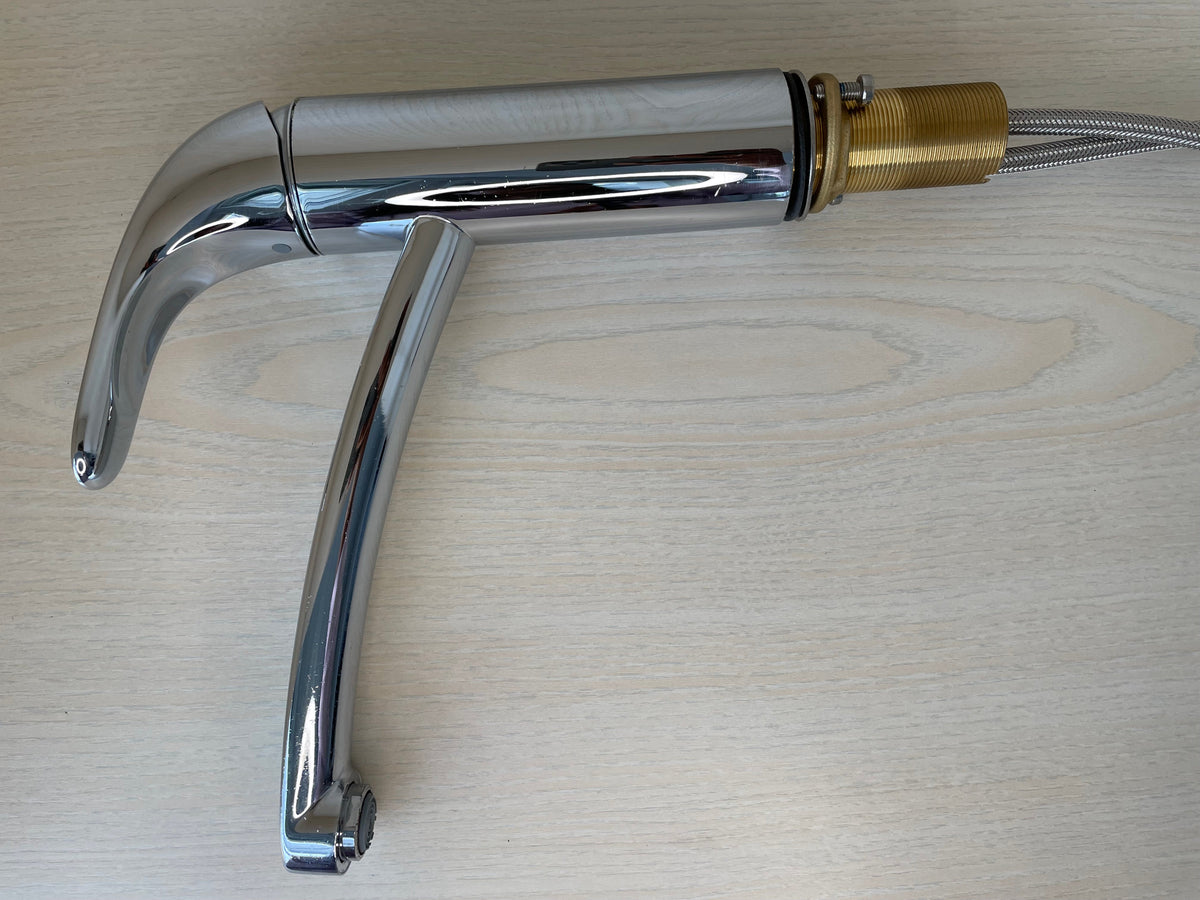 Hansgrohe Küchenarmatur, Chrom, Sehr Gut, Höhe 21 cm, Ausladung 21 cm