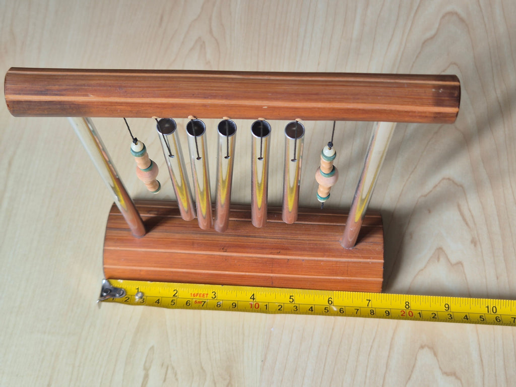 Tranquility Tisch-Glockenspiel, Silber/Holz, 19x20cm, Sehr Gut