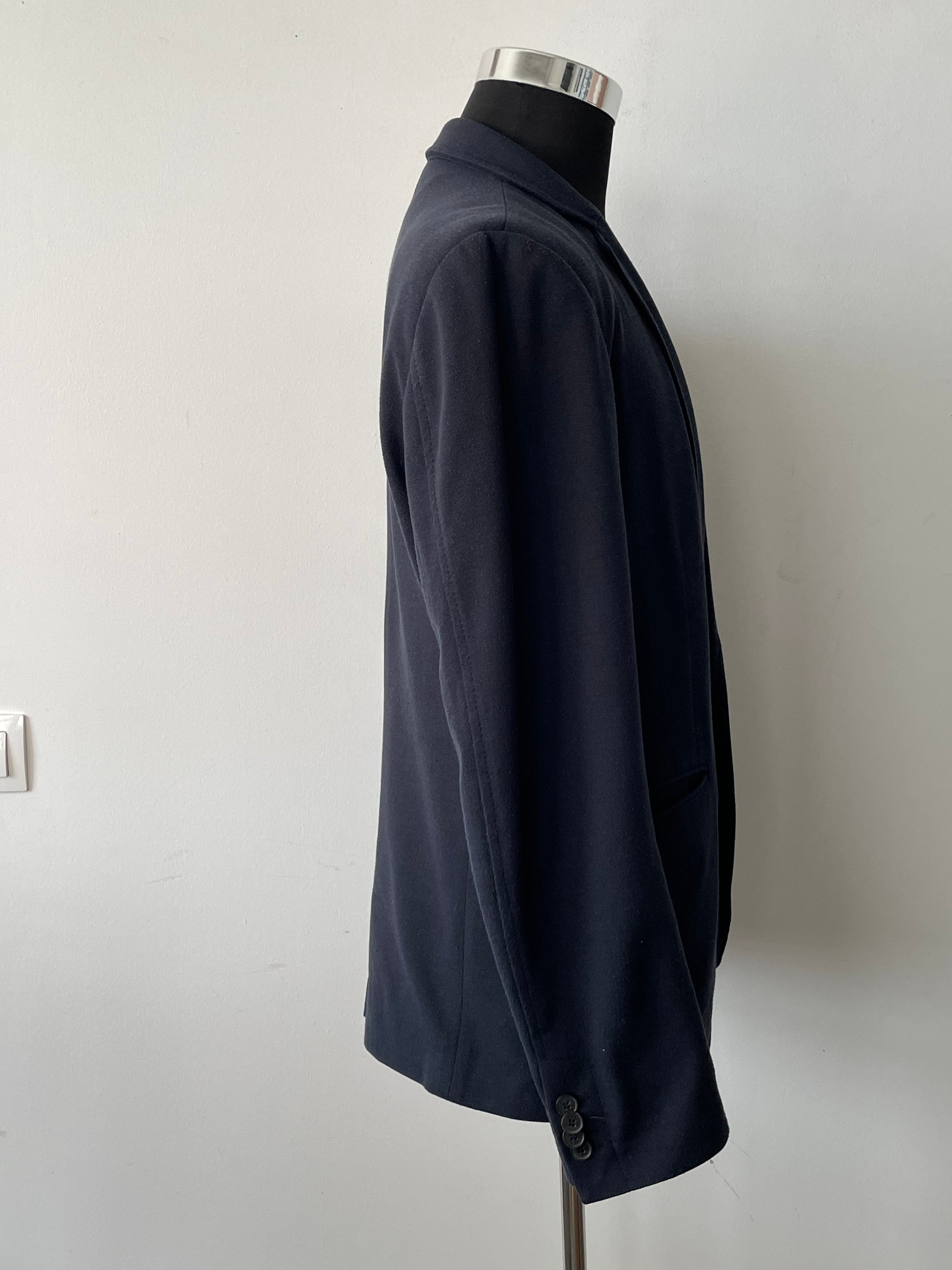 Zara Man Slim-Fit Blazer Dark Blue – Size XL, Good Condition