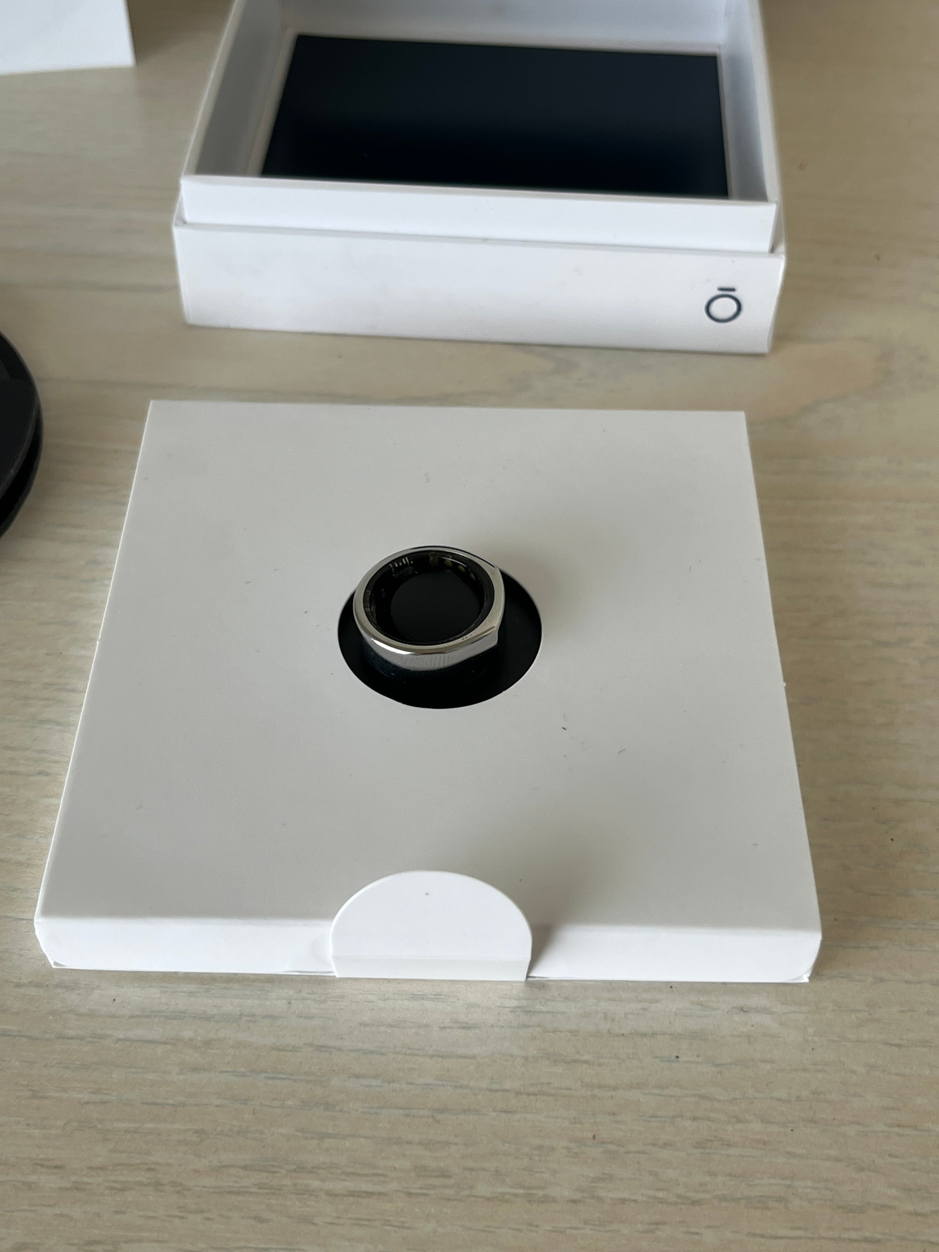 Oura Ring Gen3 Heritage Silver US6, Very Good Condition
