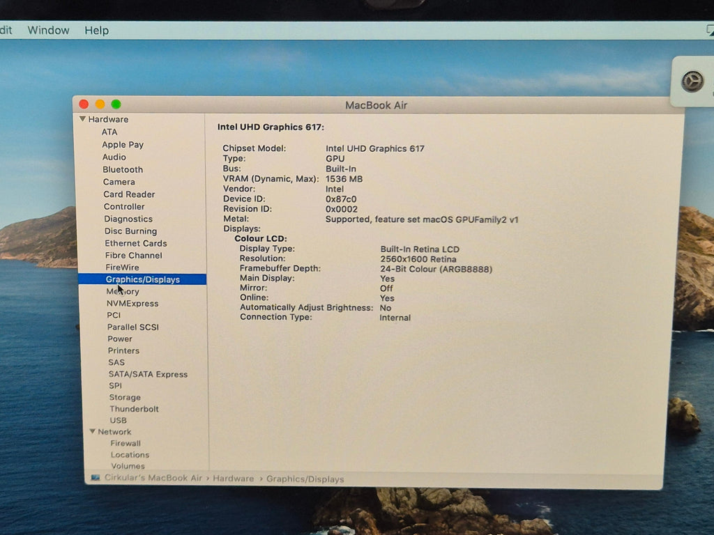 Apple MacBook Air A1932 13 256GB Rose Gold, Sehr Gut, Eng/Rus Tastatur