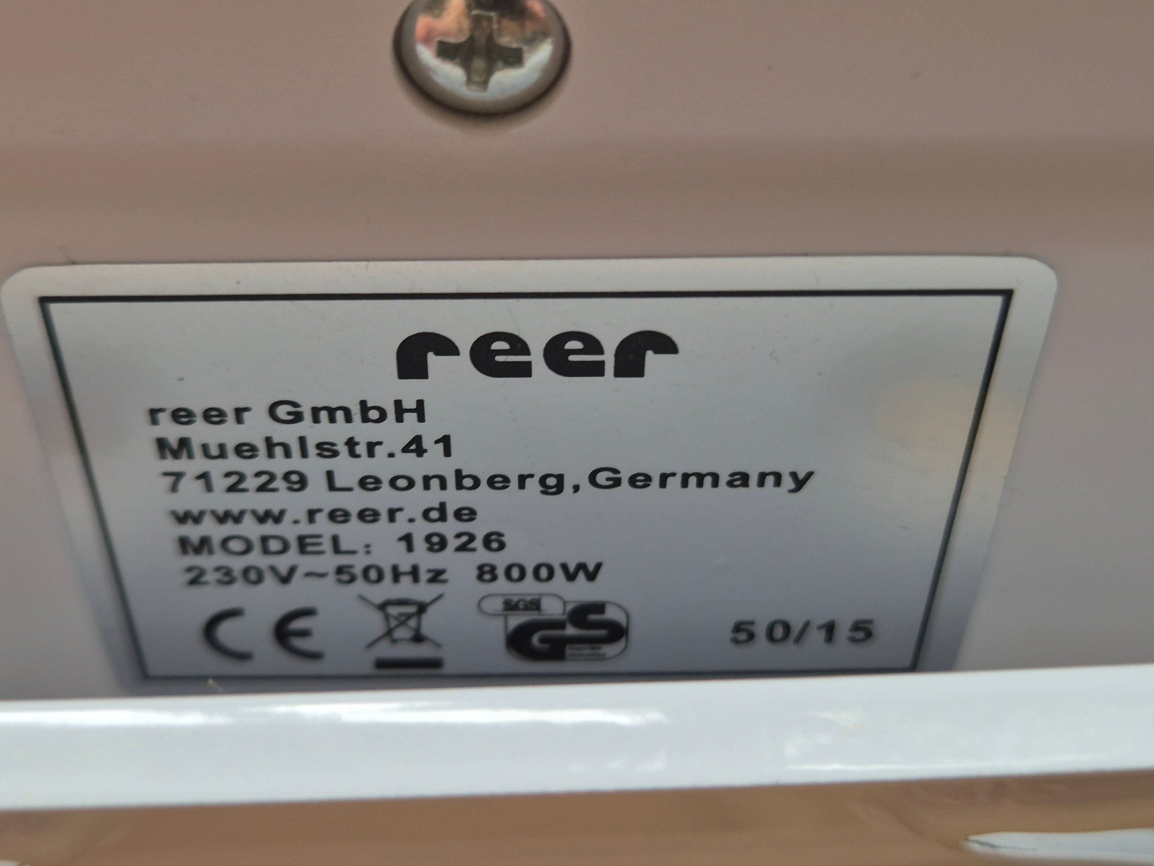 Reer FeelWell Compact Changing Table Heater, White/Grey, Very Good Condition
