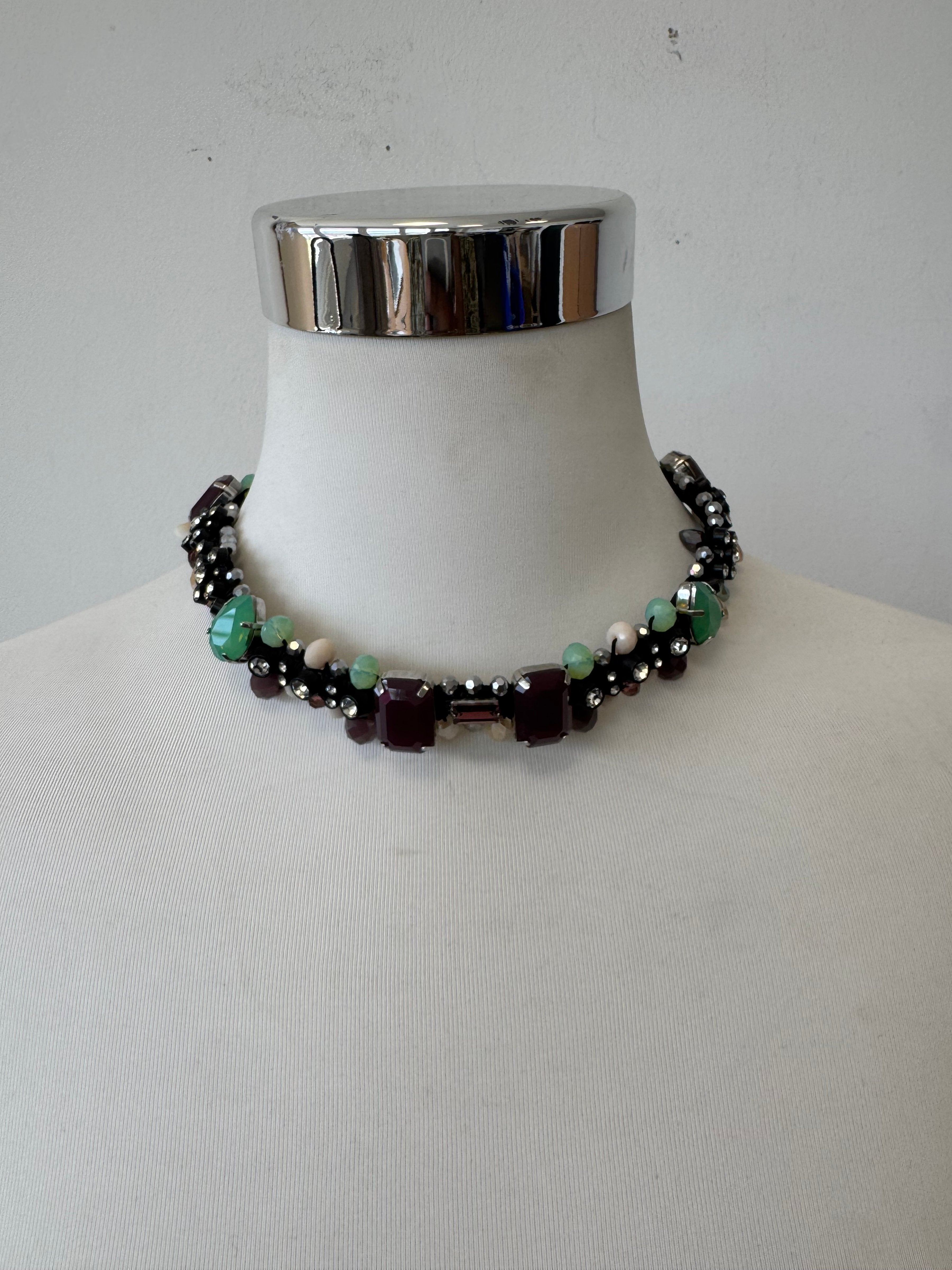 Max&Co. Necklace Bold Funky Design Multicolor 46cm Very Good