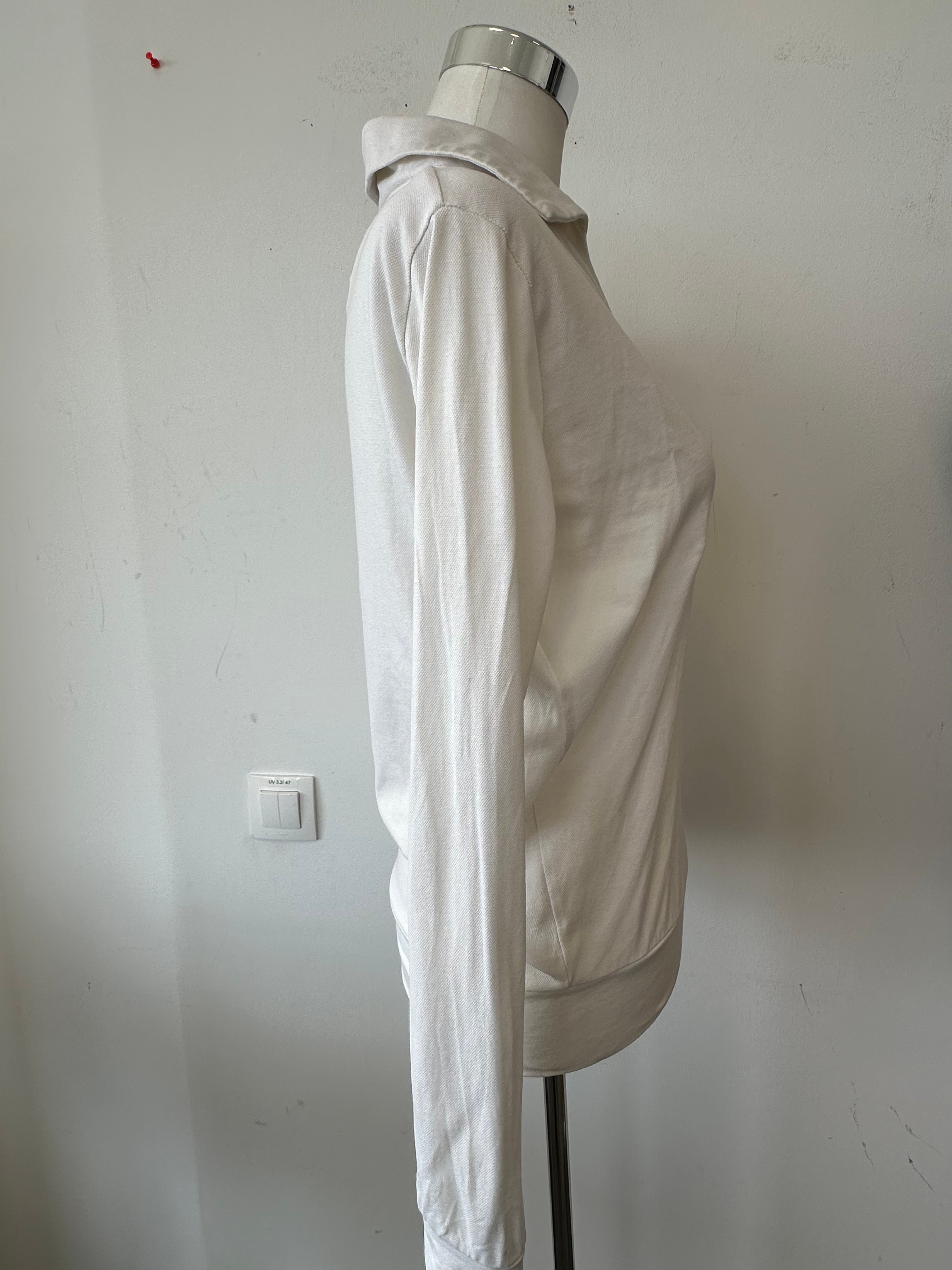 Harmont & Blaine Pullover L | Baumwolle Polo | Weiß | Guter Zustand