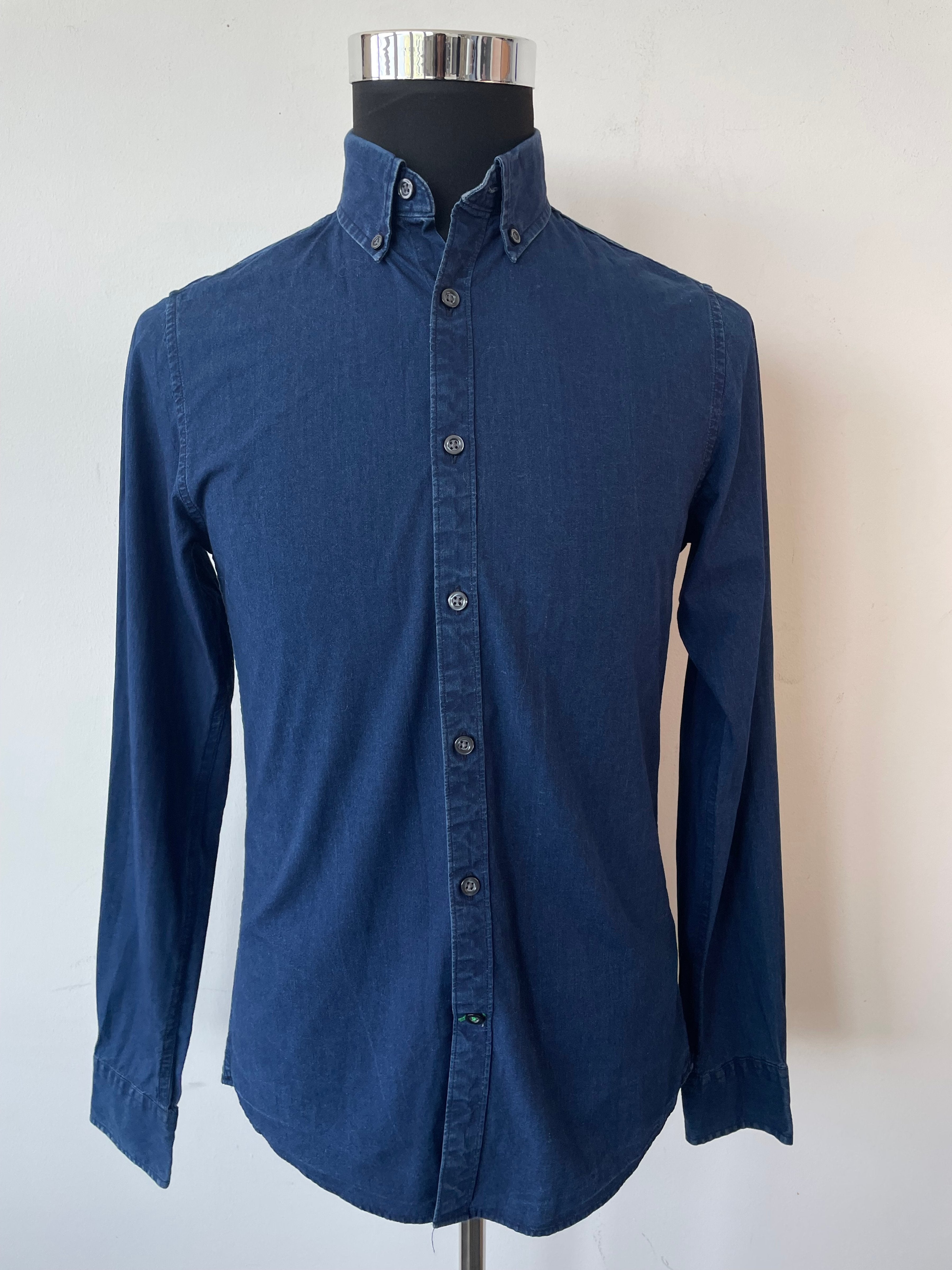 Tommy Hilfiger Shirt New York Fit XS Navy Blau Sehr Gut
