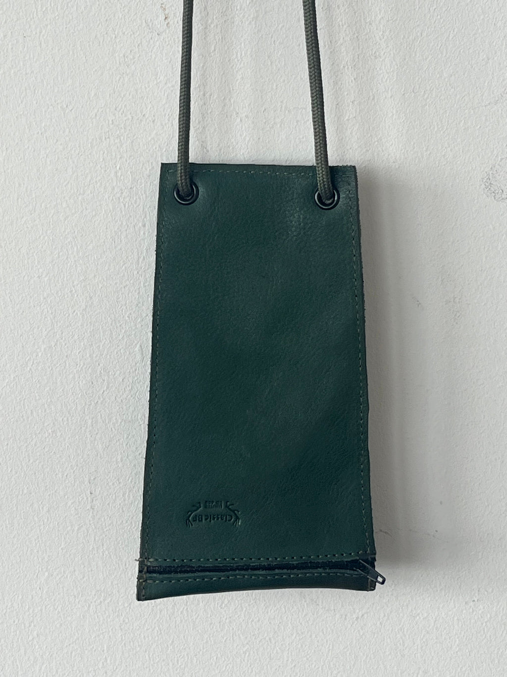 Classic BF Green Leather Pouch, Limited Edition, Very Good Condition