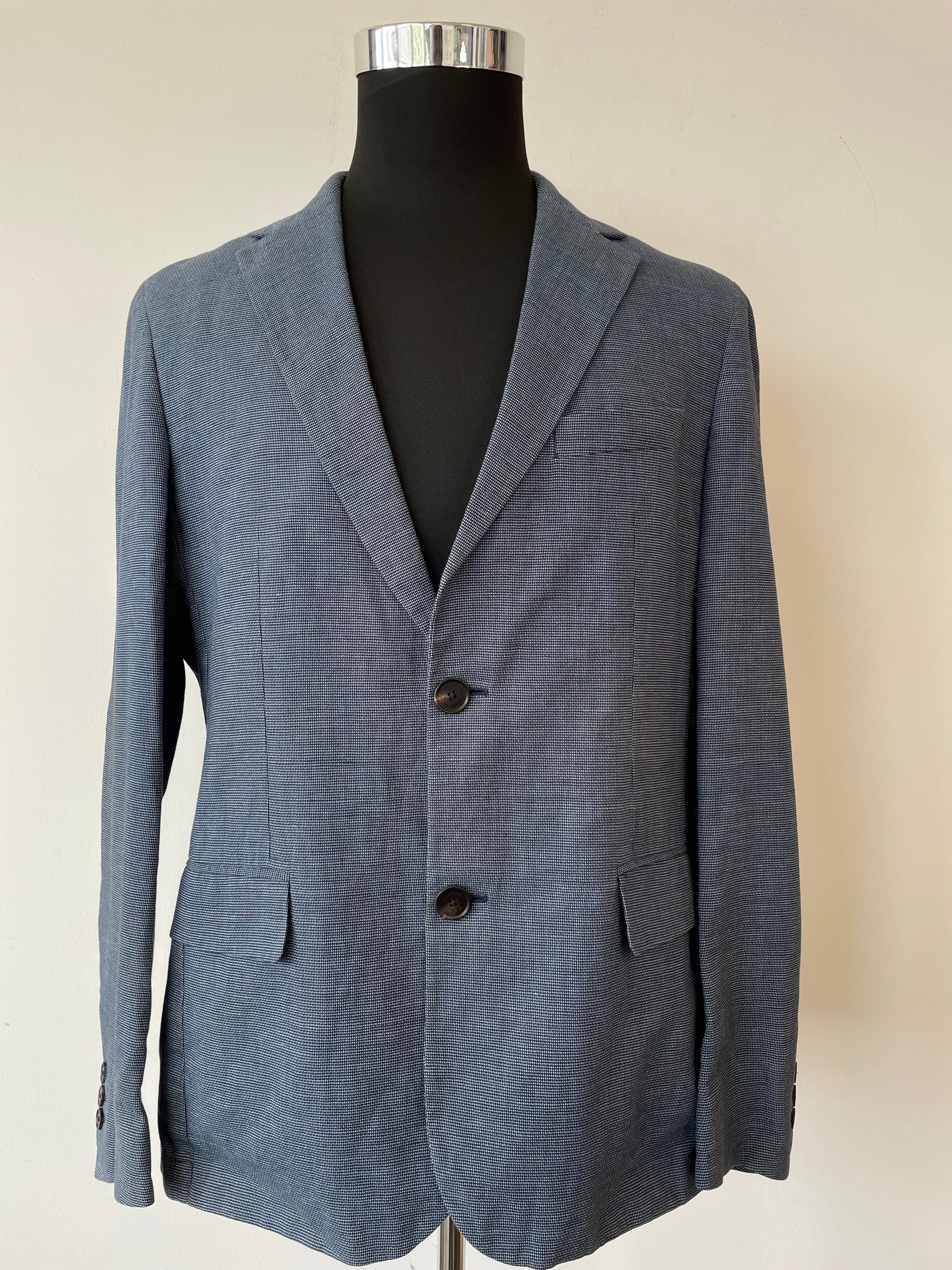 Lacoste Men's Slim Fit Suit, 2-Piece, Blue, Size FR 52 (L), Very Good