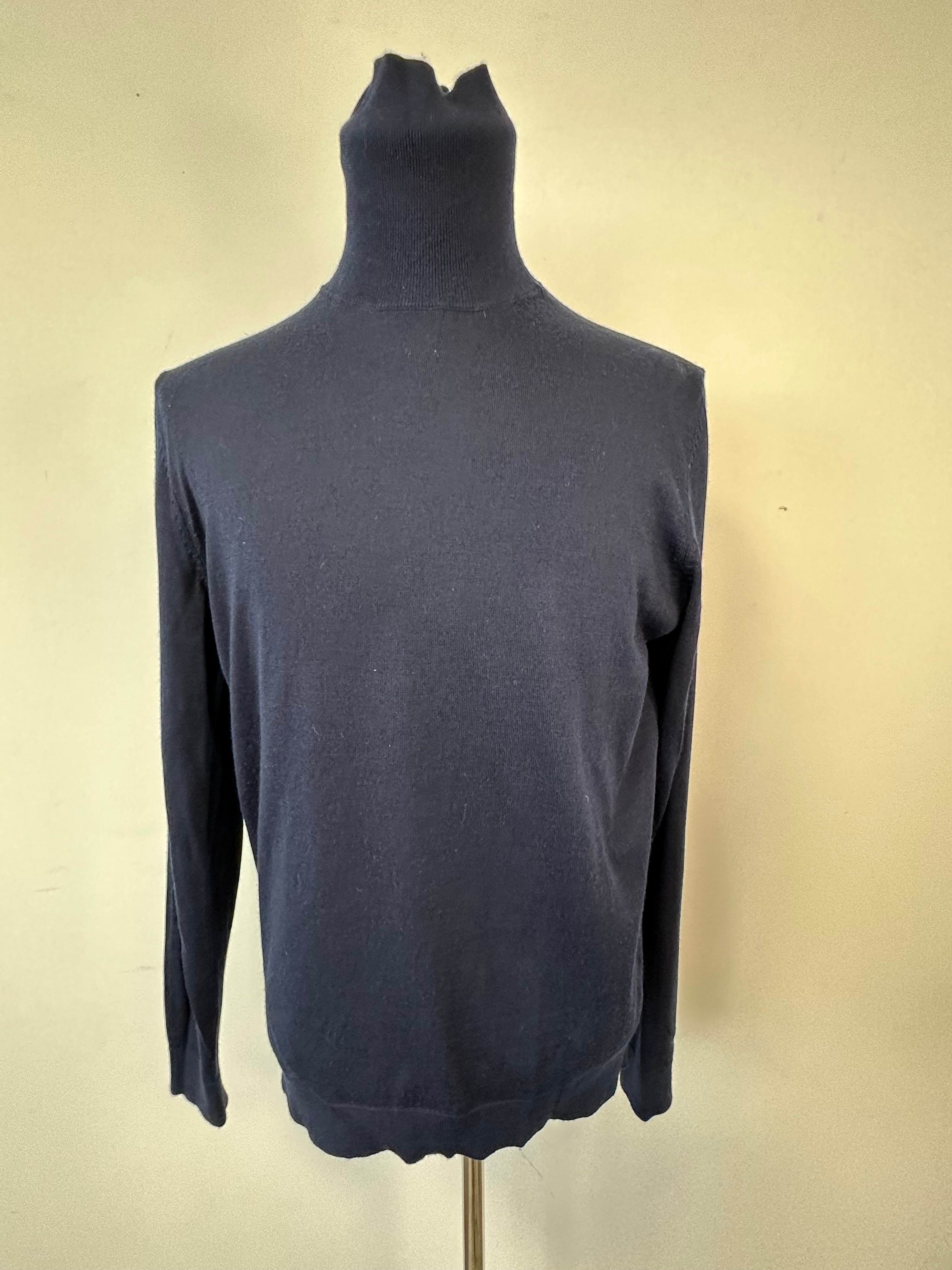 Selected Homme Schwarzer Rollkragenpullover Größe M – sehr guter Zustand