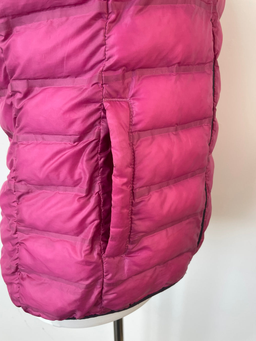 Shamp Damen Puffer Weste S Pink, guter Zustand, 70cm Länge, 48cm Brust