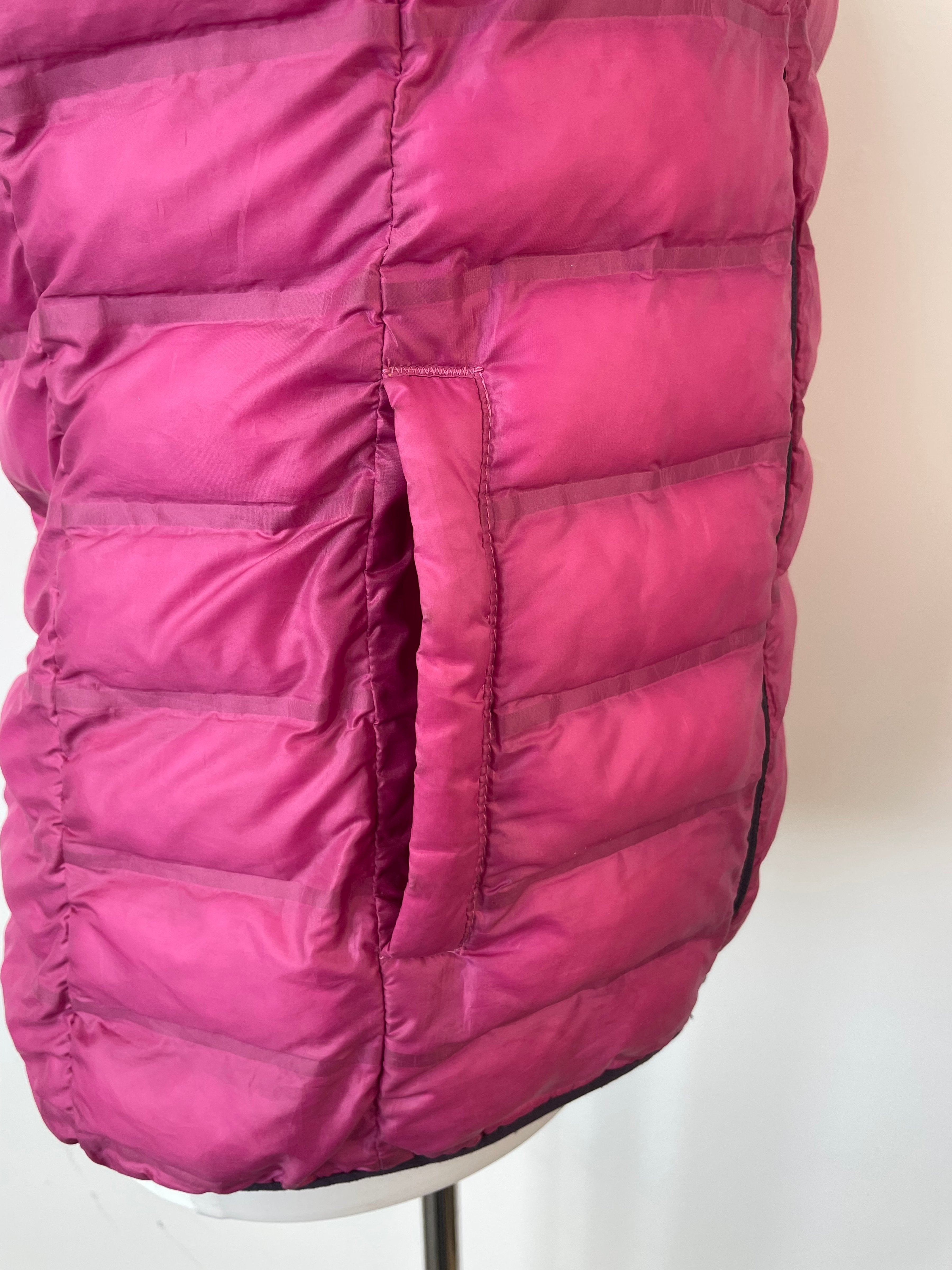 Shamp Damen Puffer Weste S Pink, guter Zustand, 70cm Länge, 48cm Brust