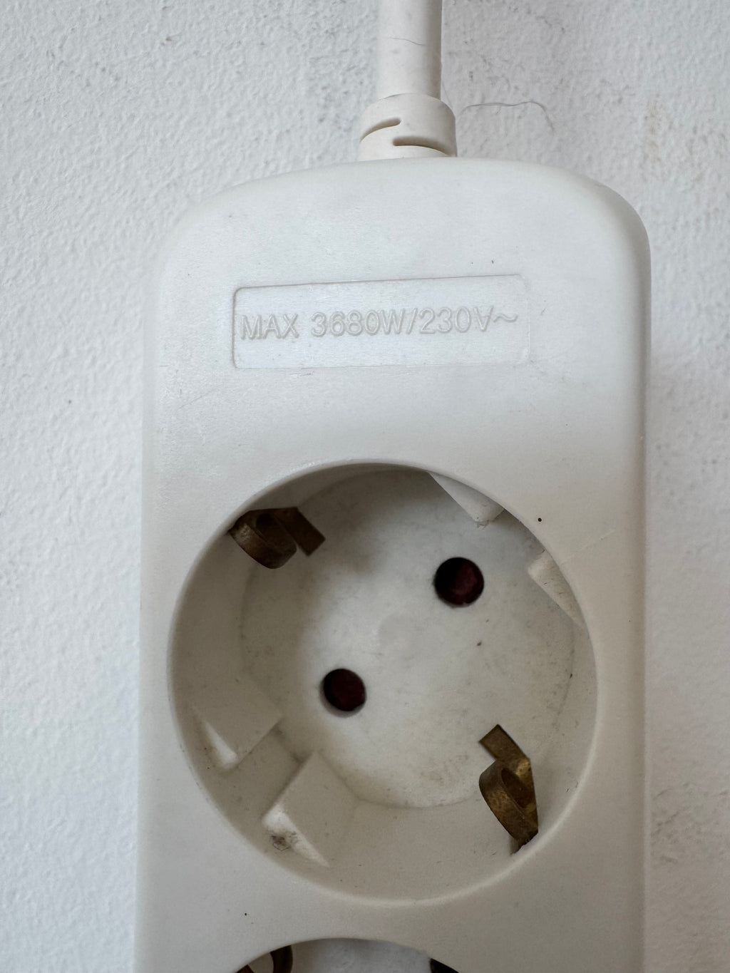 IKEA KOPPLA Steckdosenleiste, 3-fach, Weiß, 1,5m, gebraucht
