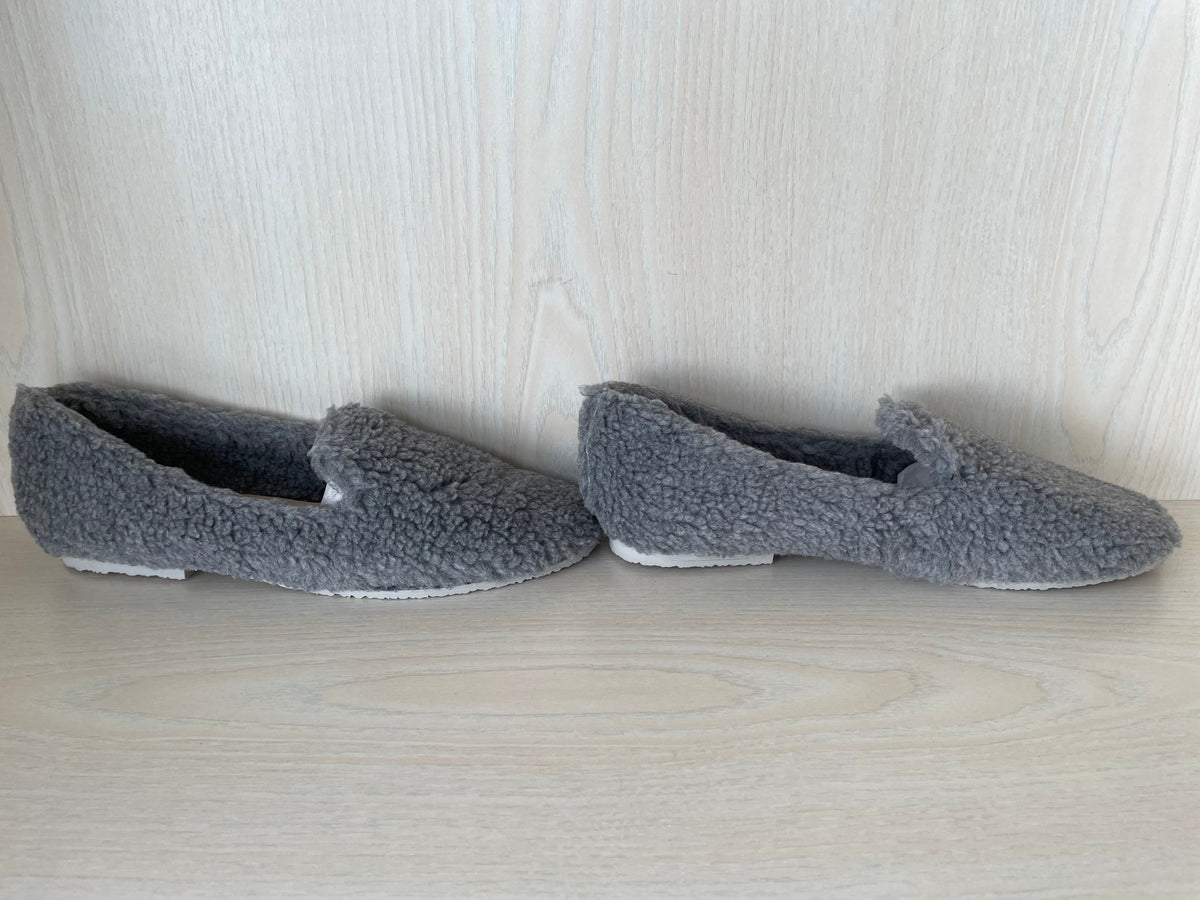 Donna Carolina Slippers Cora Grigio Grau Größe 38 Neu