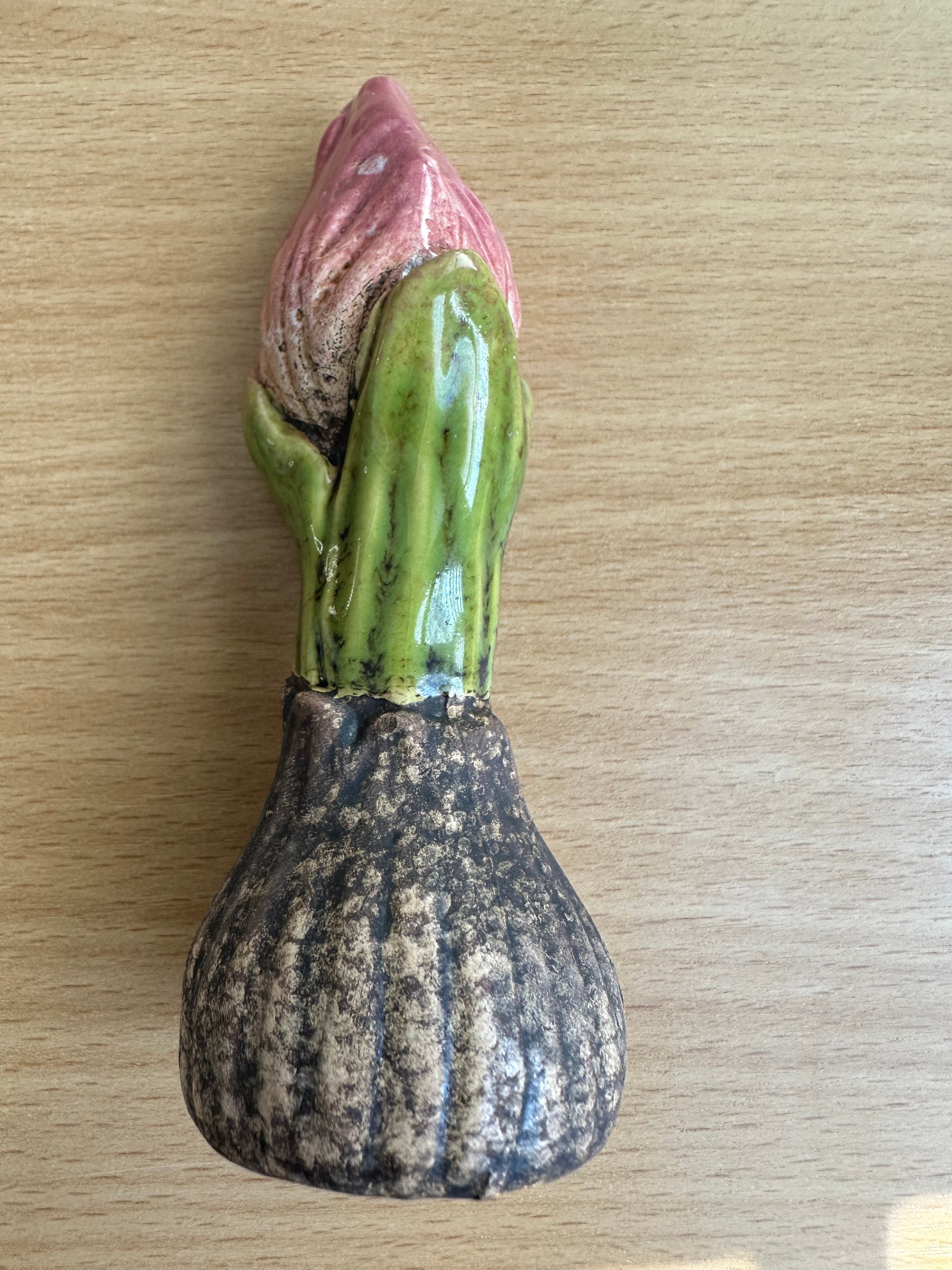 Vintage Ceramic Tulip Vase Candle Holder, Very Good Condition