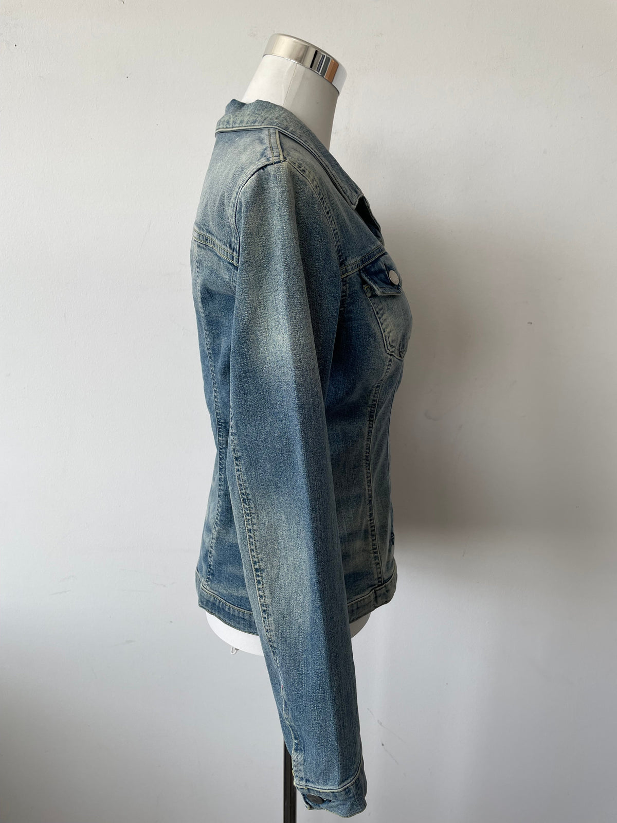 Miss Sixty 'The Brink' Denim Jacket, Large, Washed Blue, Very Good Condition