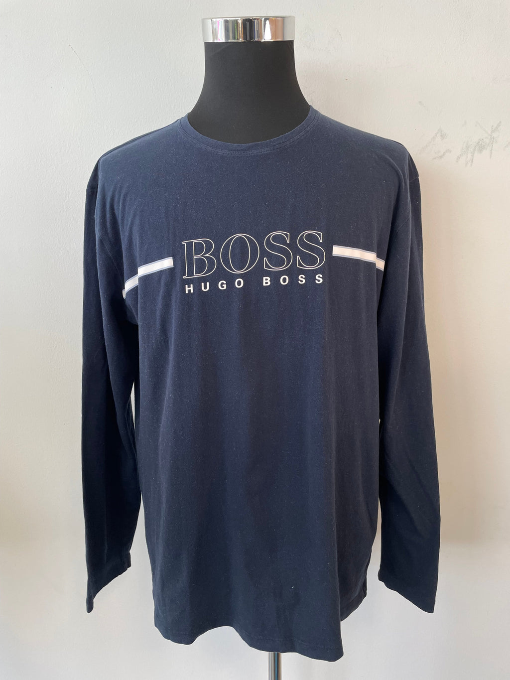 Hugo Boss Sweatshirt XL Dunkelblau Baumwolle Sehr Gut