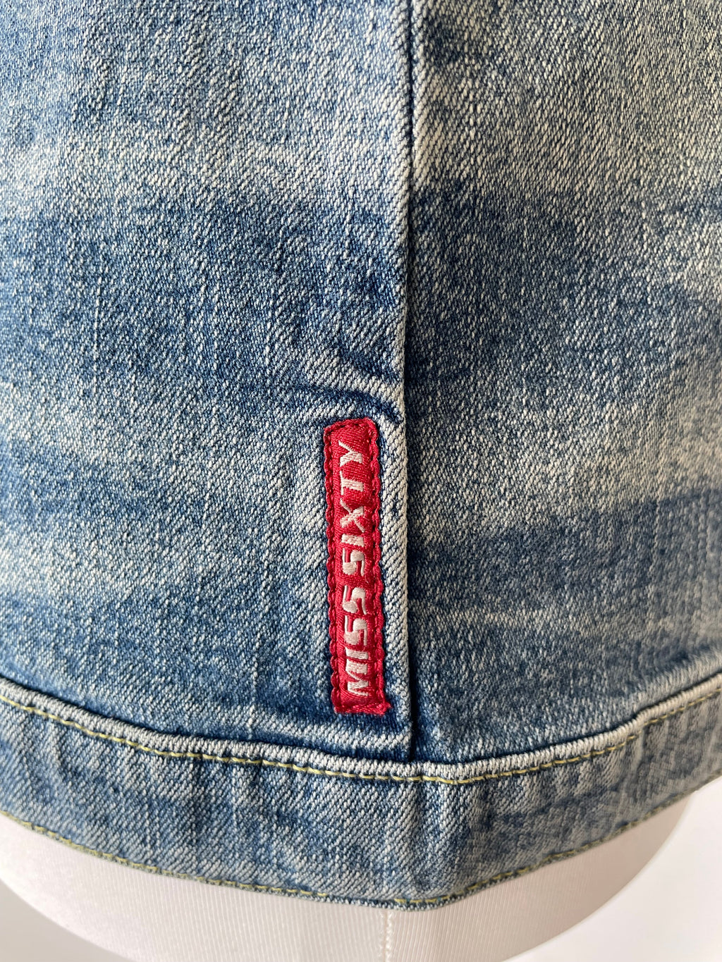 Miss Sixty 'The Brink' Denim Jacket, Large, Washed Blue, Very Good Condition