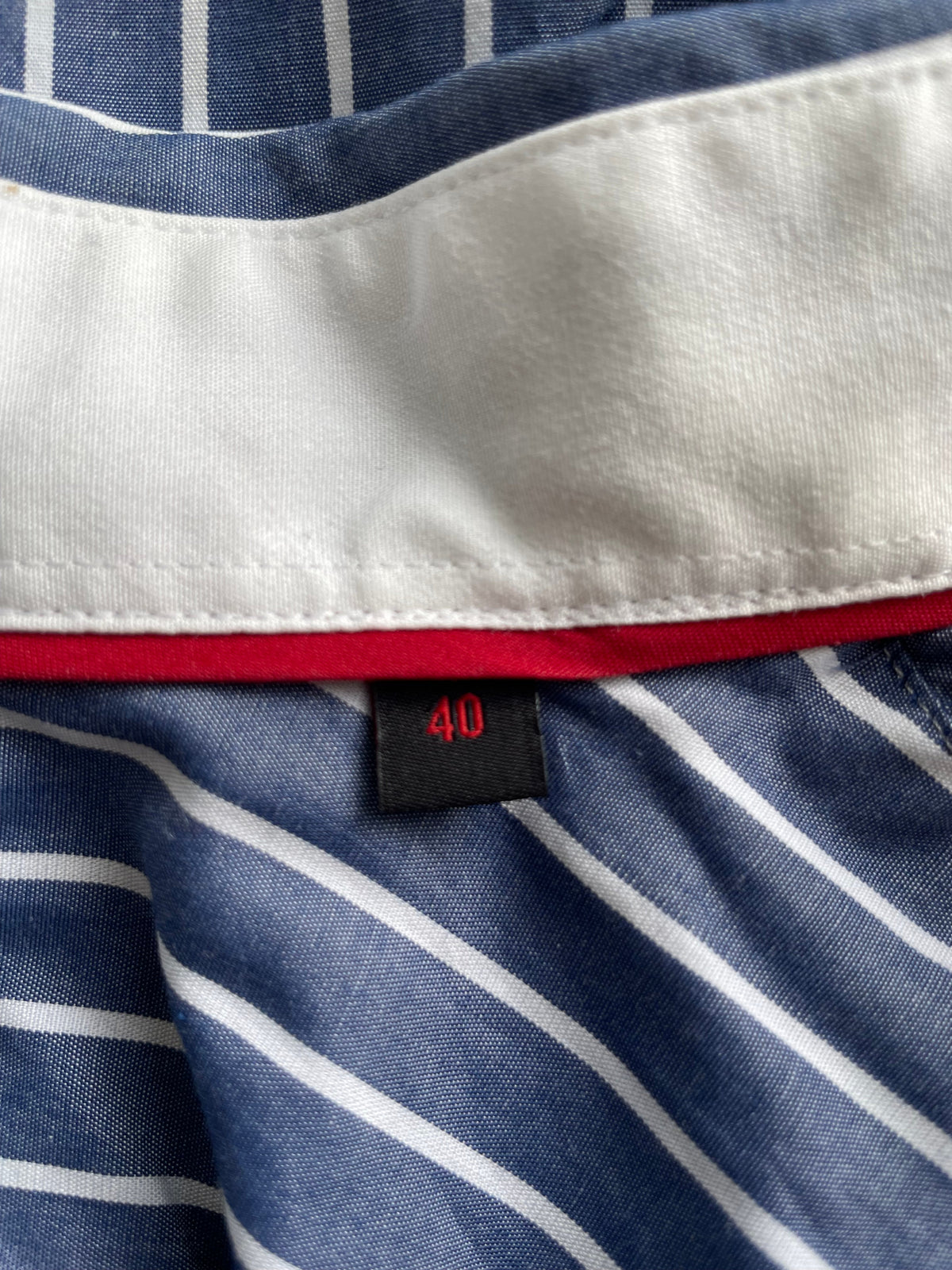 Cinque Hemd Serano Blau/Weiß gestreift Gr. 40 EU Sehr Gut