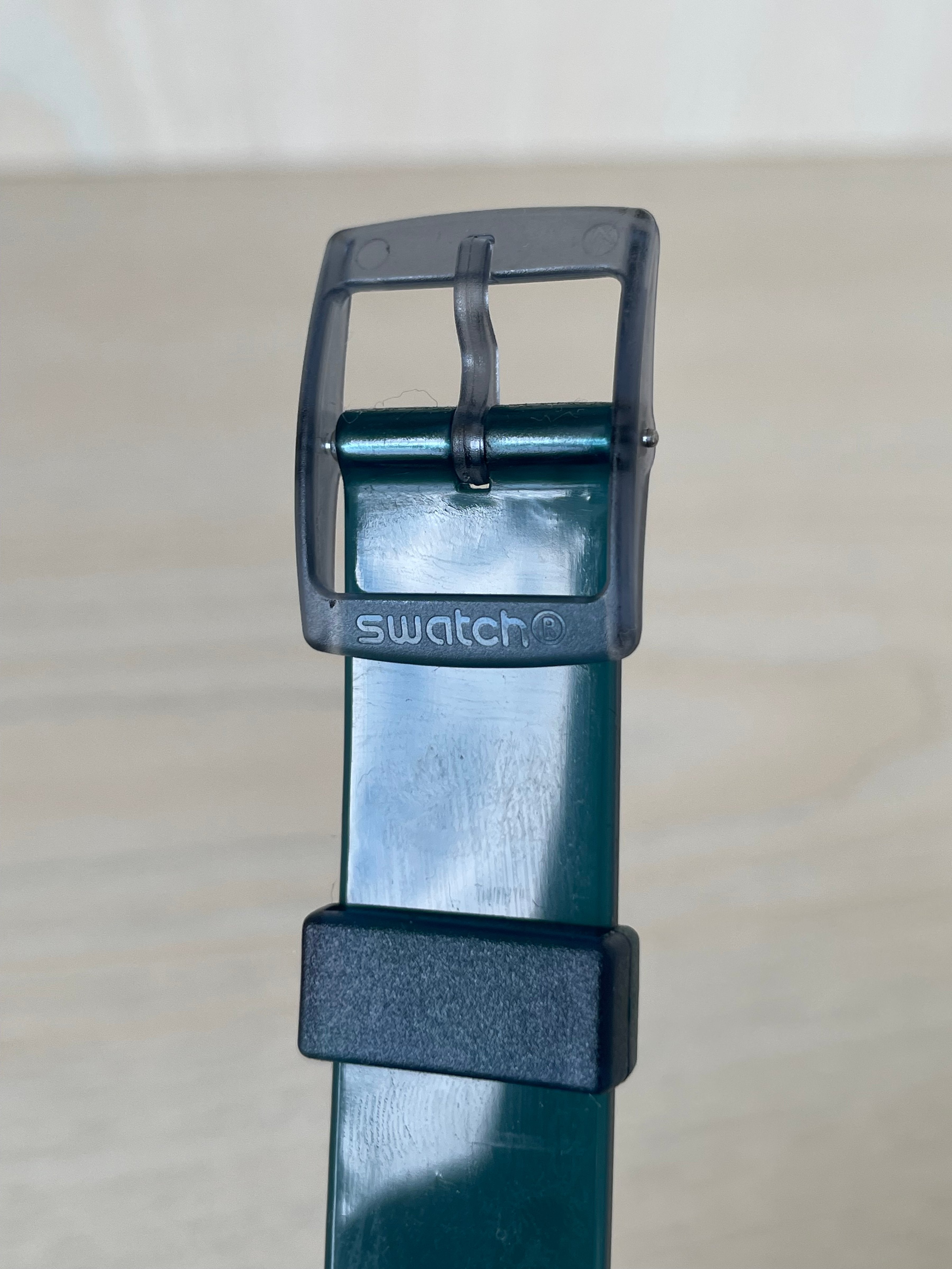 Swatch Uhr Blue Rebel, 41mm, Blau, Sehr Gut