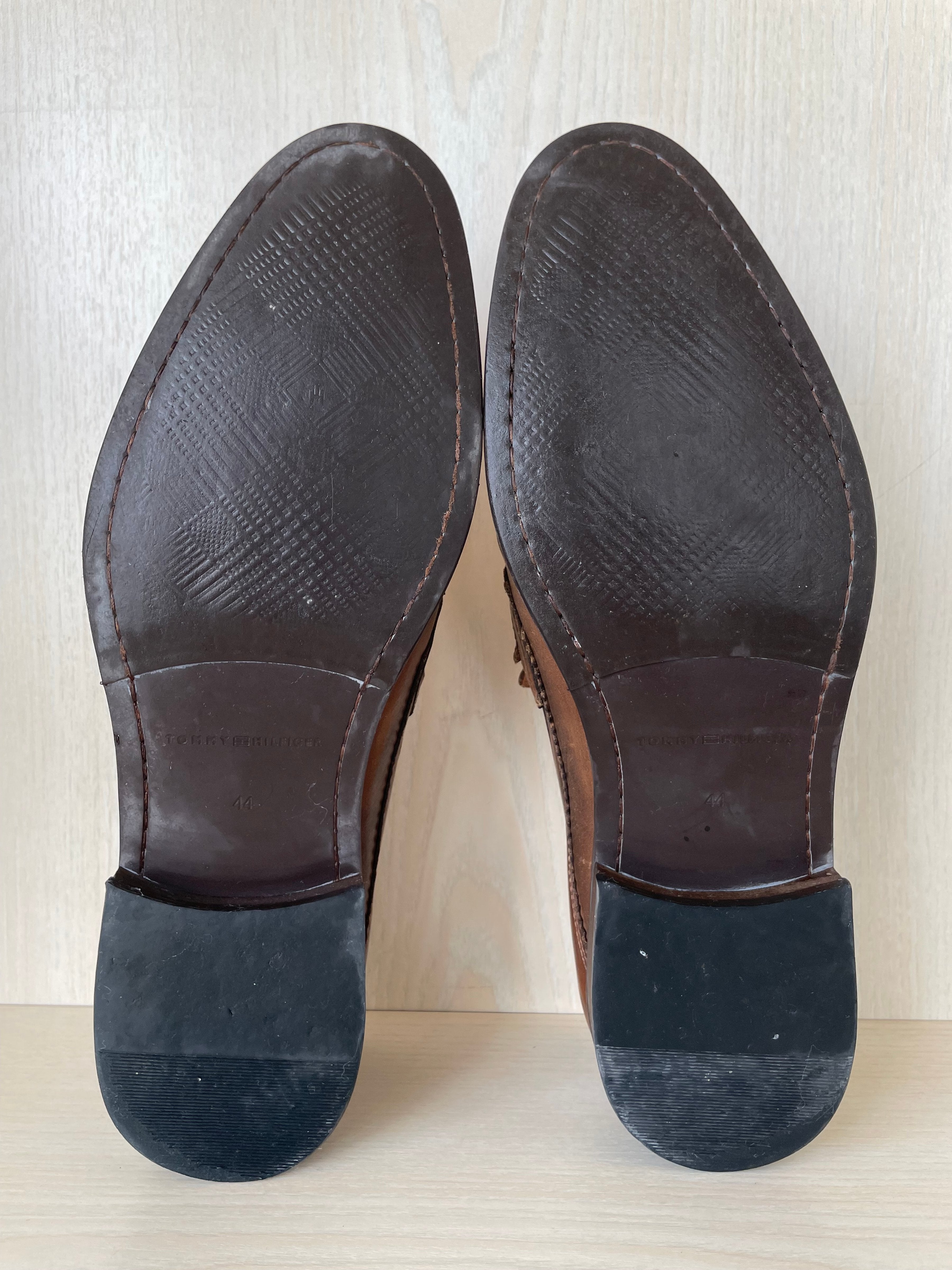Tommy Hilfiger braune Lederloafer EU 42 / US 9, sehr guter Zustand