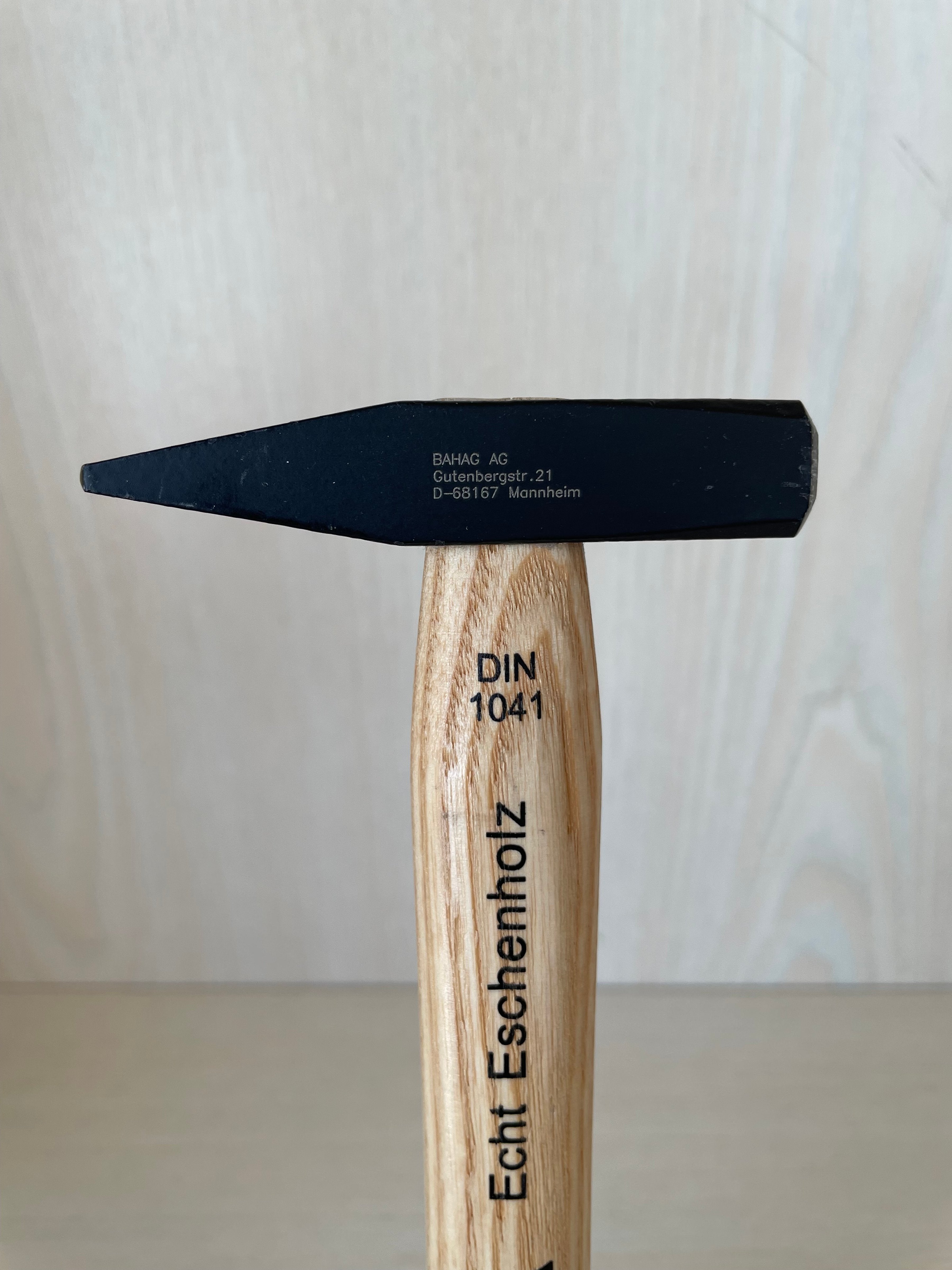 Alpha Tools Locksmith's Hammer 100g Natural Wood/Blue Handle, Very Good