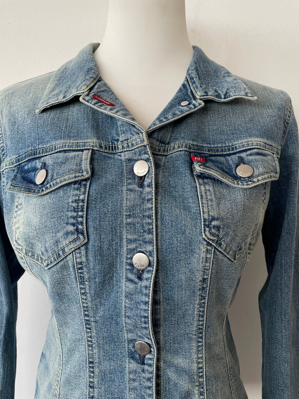 Miss Sixty 'The Brink' Denim Jacket, Large, Washed Blue, Very Good Condition
