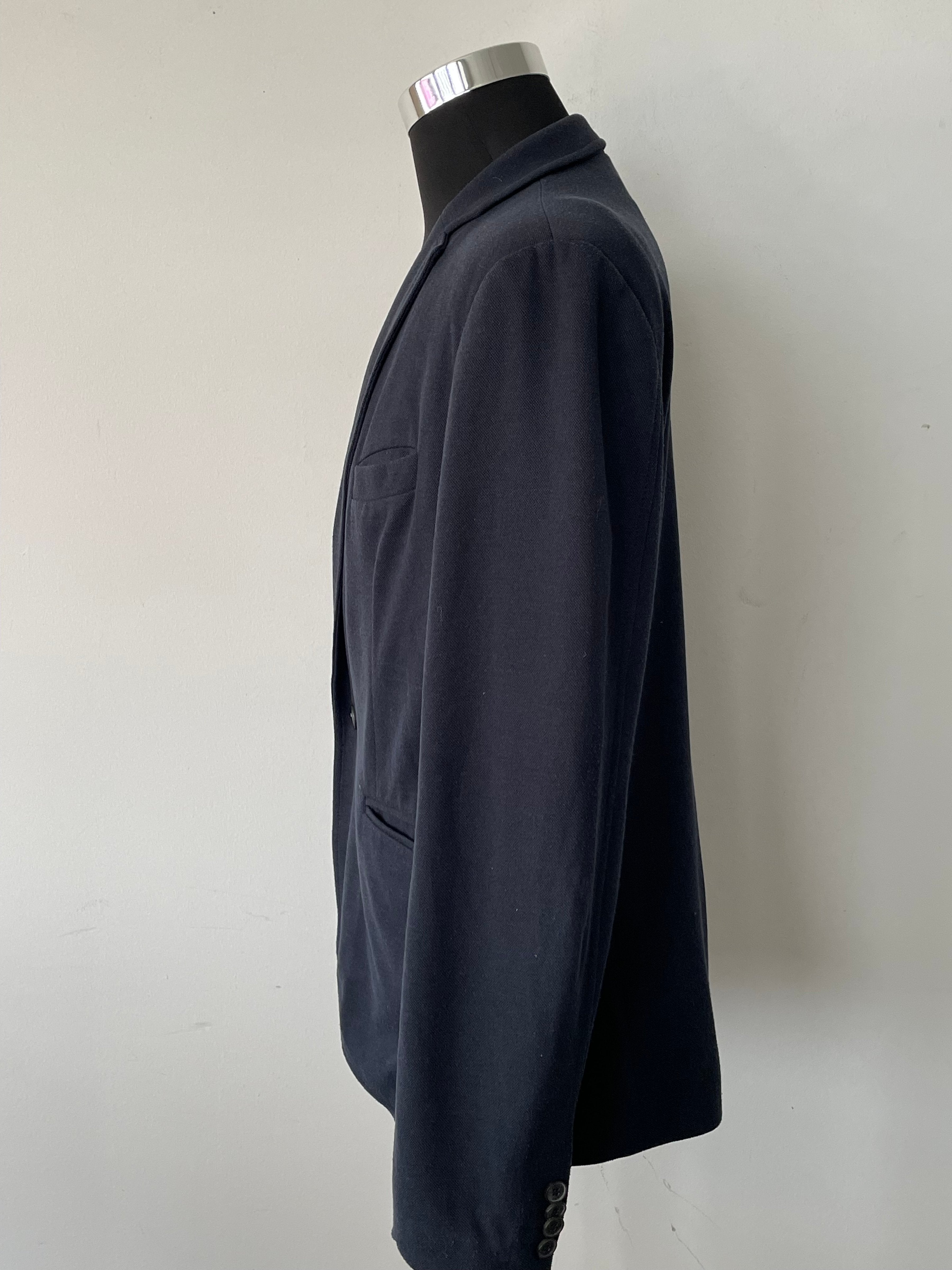 Zara Man Slim-Fit Blazer Dark Blue – Size XL, Good Condition