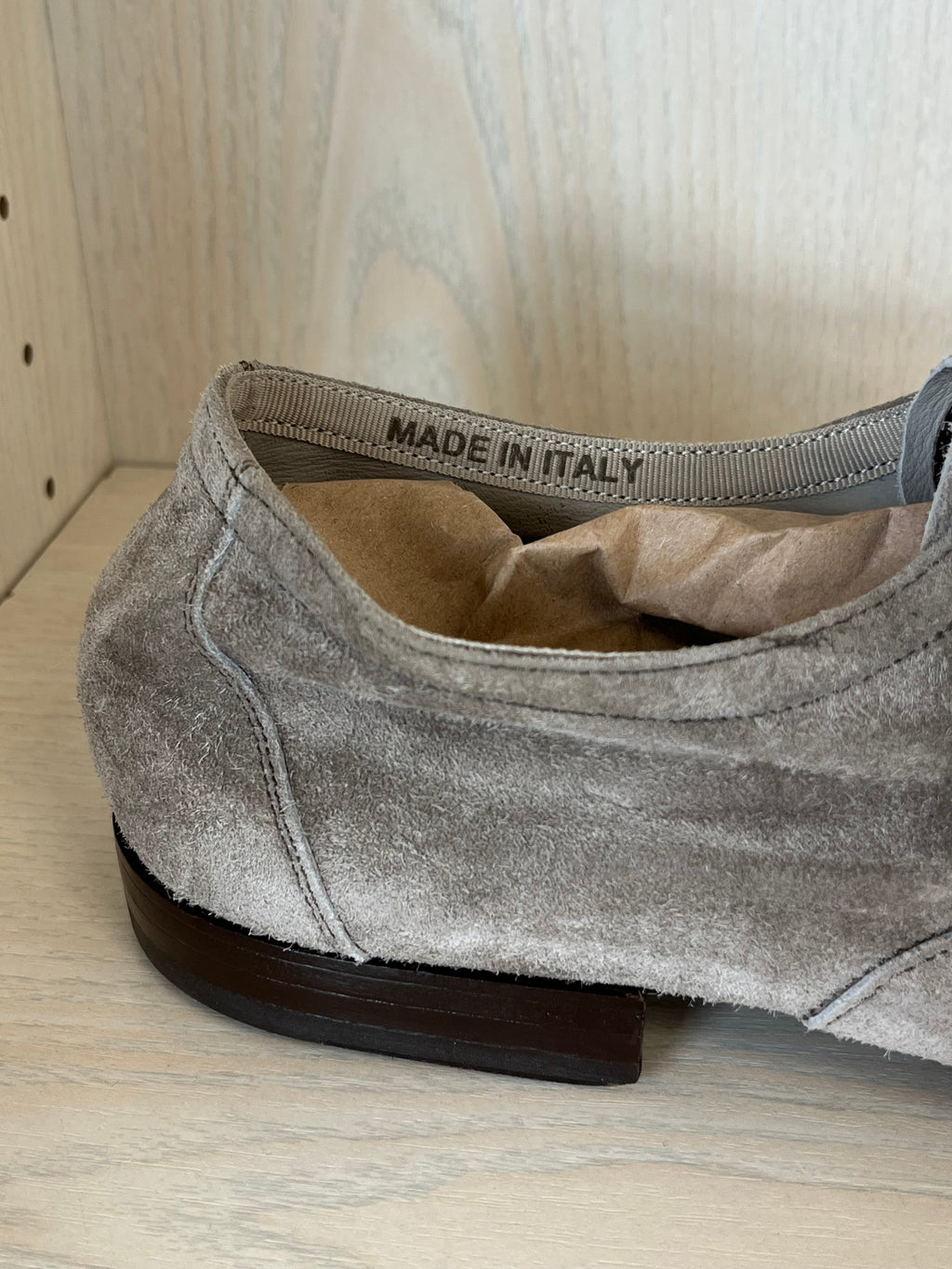 Fabi Herren Oxford Schuhe Wildleder Grau Größe 43 Sehr Gut