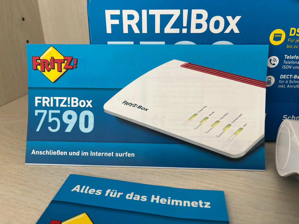 AVM FRITZ!Box 7590 WLAN Router, Weiß, Sehr Gut