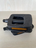 Wellgo Bike Pedals K20410, Good Condition, Non-Slip, Reflectors