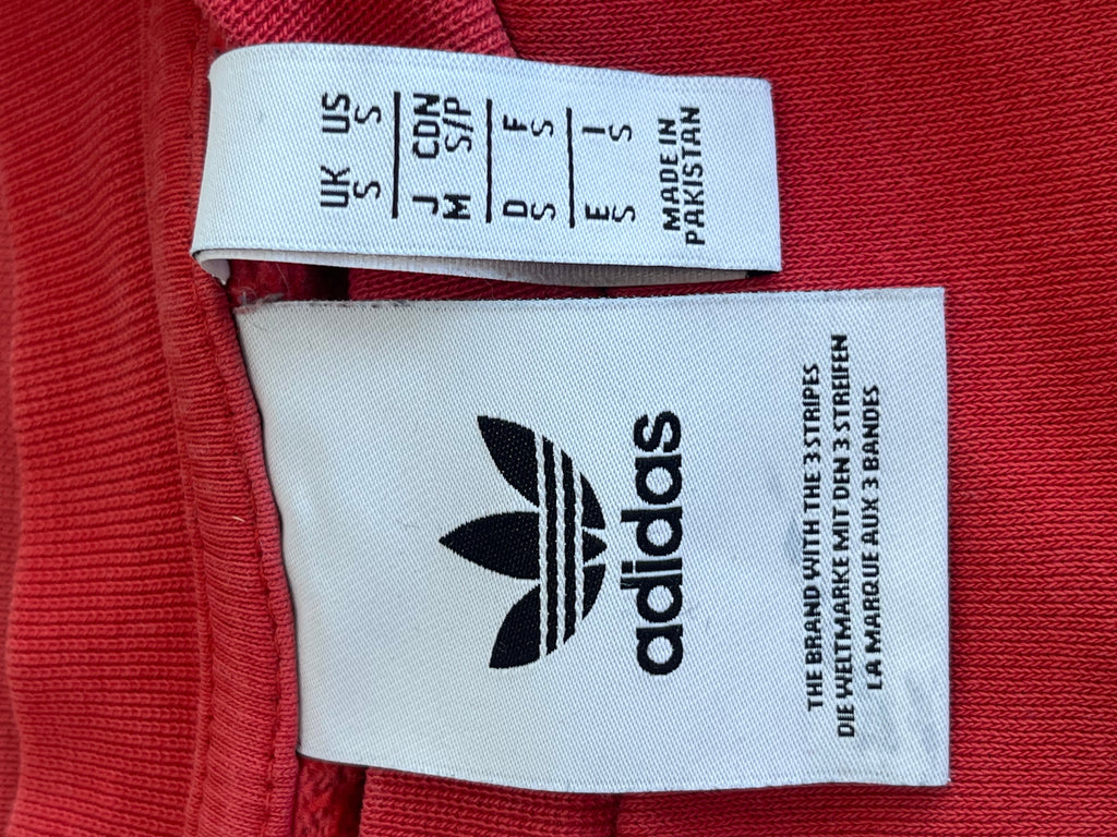 Adidas Adicolor Classics 3-Stripes Crew, Rot, S, Sehr Gut