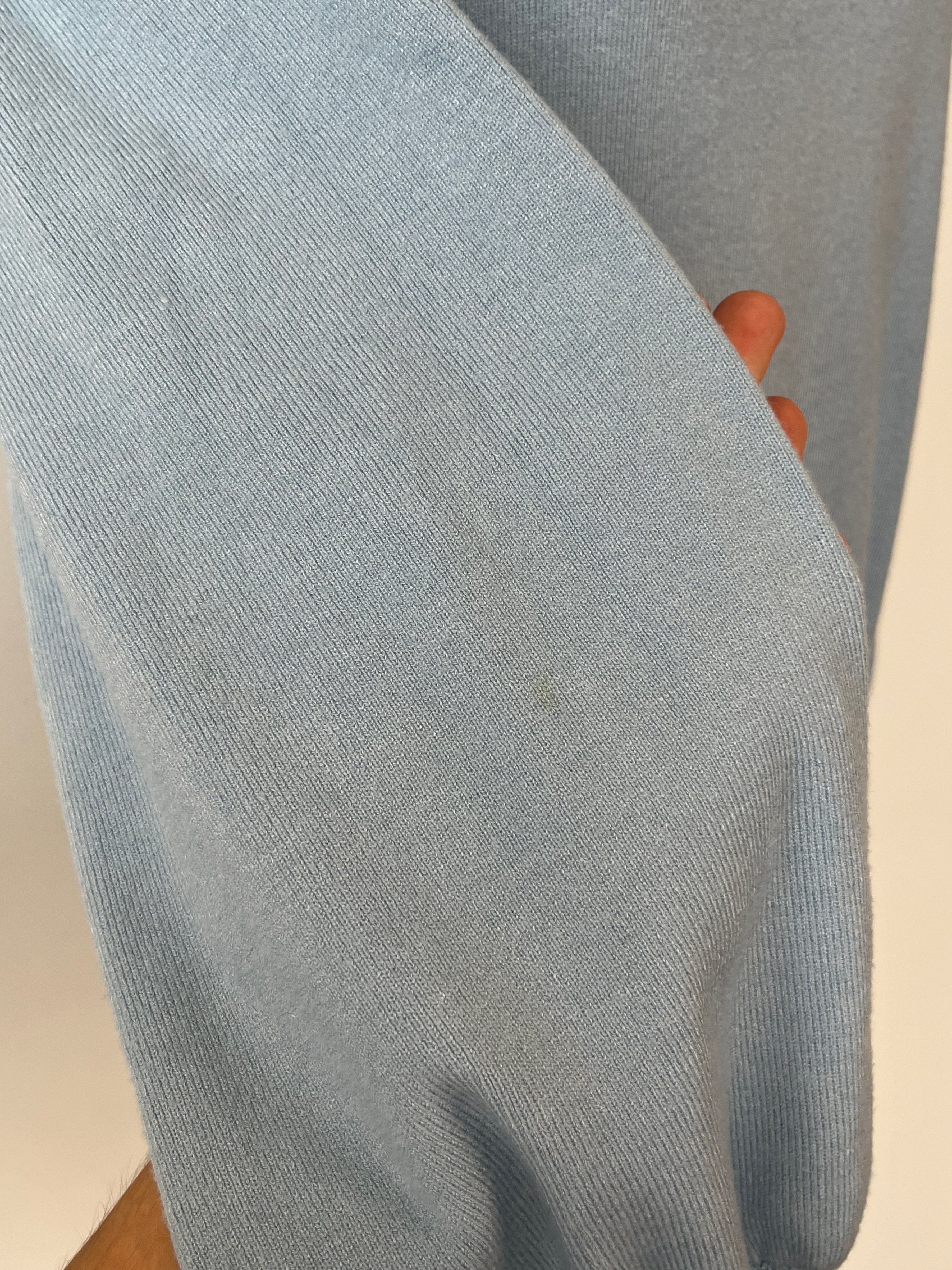 Essentia Women's Wool Cardigan, Light Blue, EU 40/42, Poor Condition