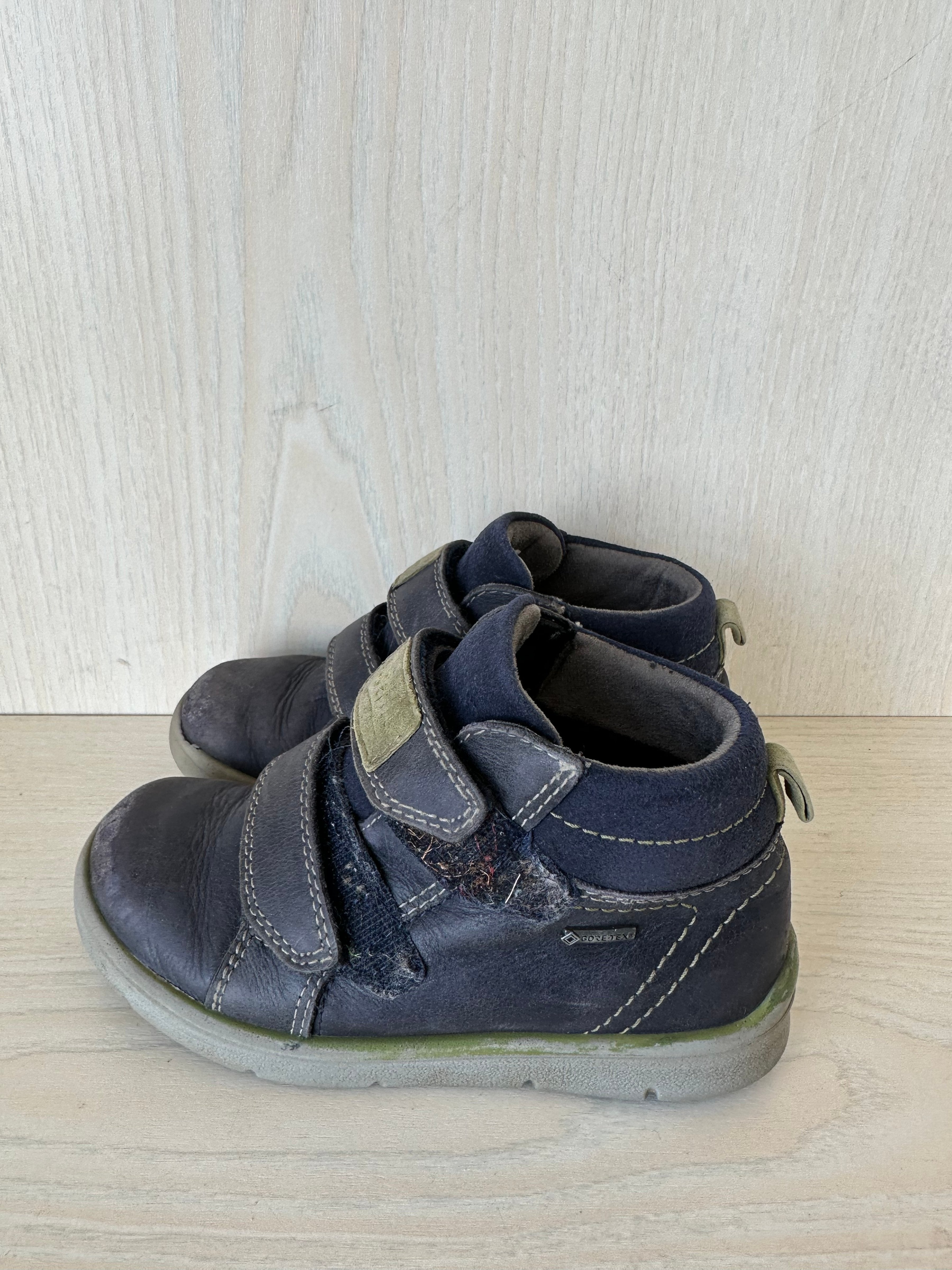 Superfit Winterstiefel EU 26, Leder, Fleece, Klett, navy, Zustand: schlecht