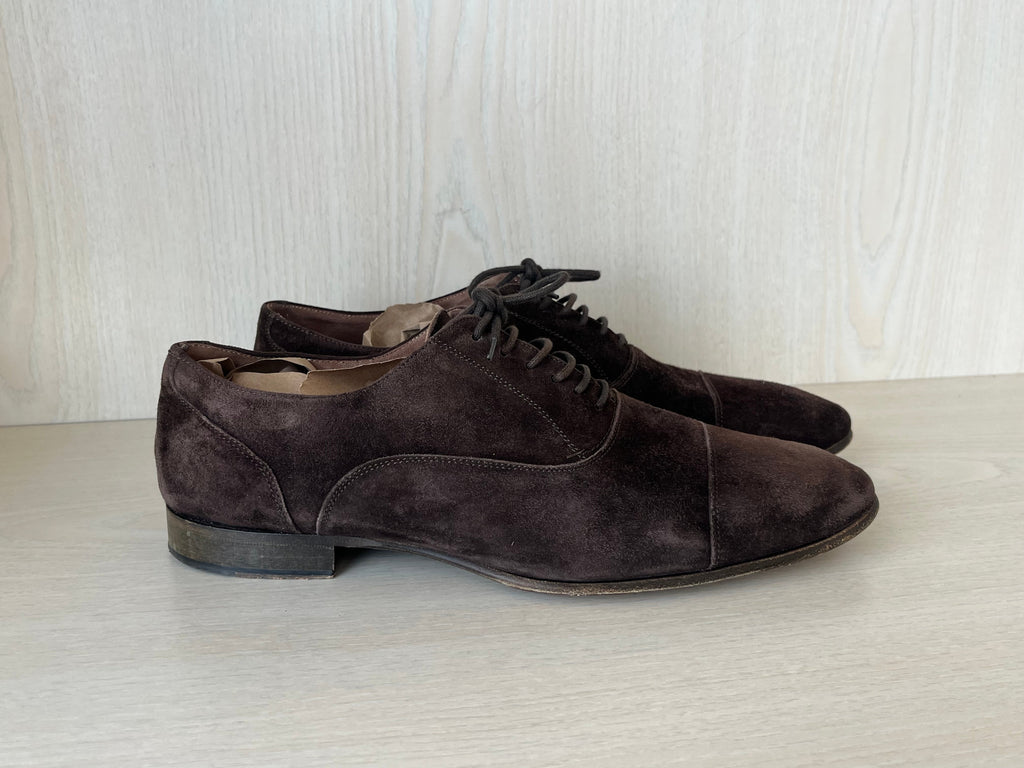 Rizzolli Suede Oxfords Brown 42.5 EU Very Good
