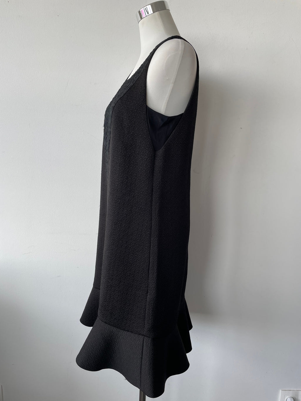 Schumacher Bouclé Sleeveless Minidress, Grey, Size 3, Very Good Condition