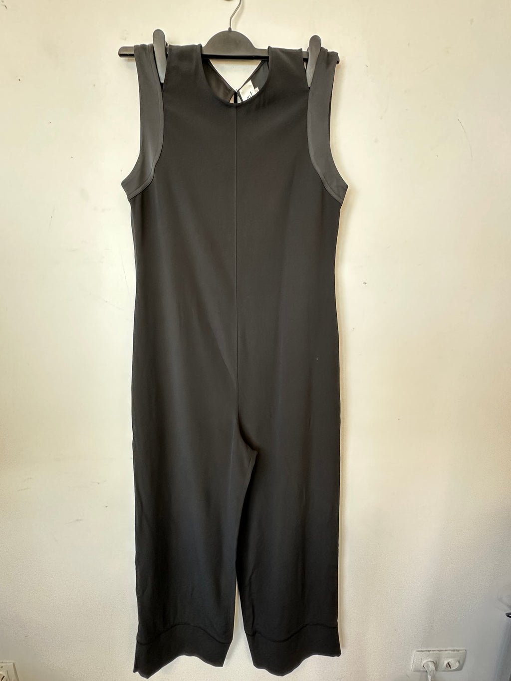 Victoria Beckham Ärmelloser Jumpsuit, Schwarz, Gr. UK 10, Sehr Gut