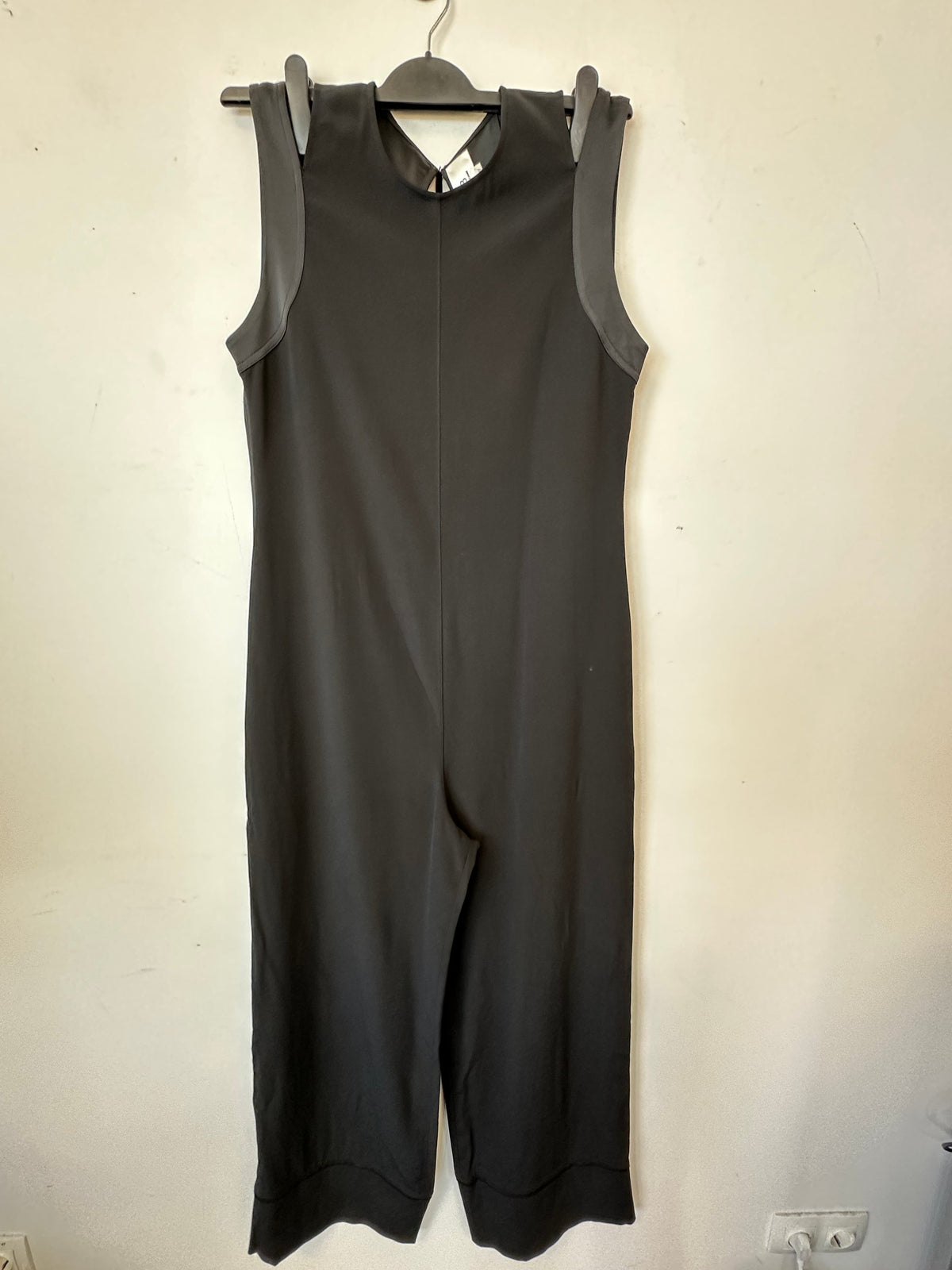 Victoria Beckham Ärmelloser Jumpsuit, Schwarz, Gr. UK 10, Sehr Gut