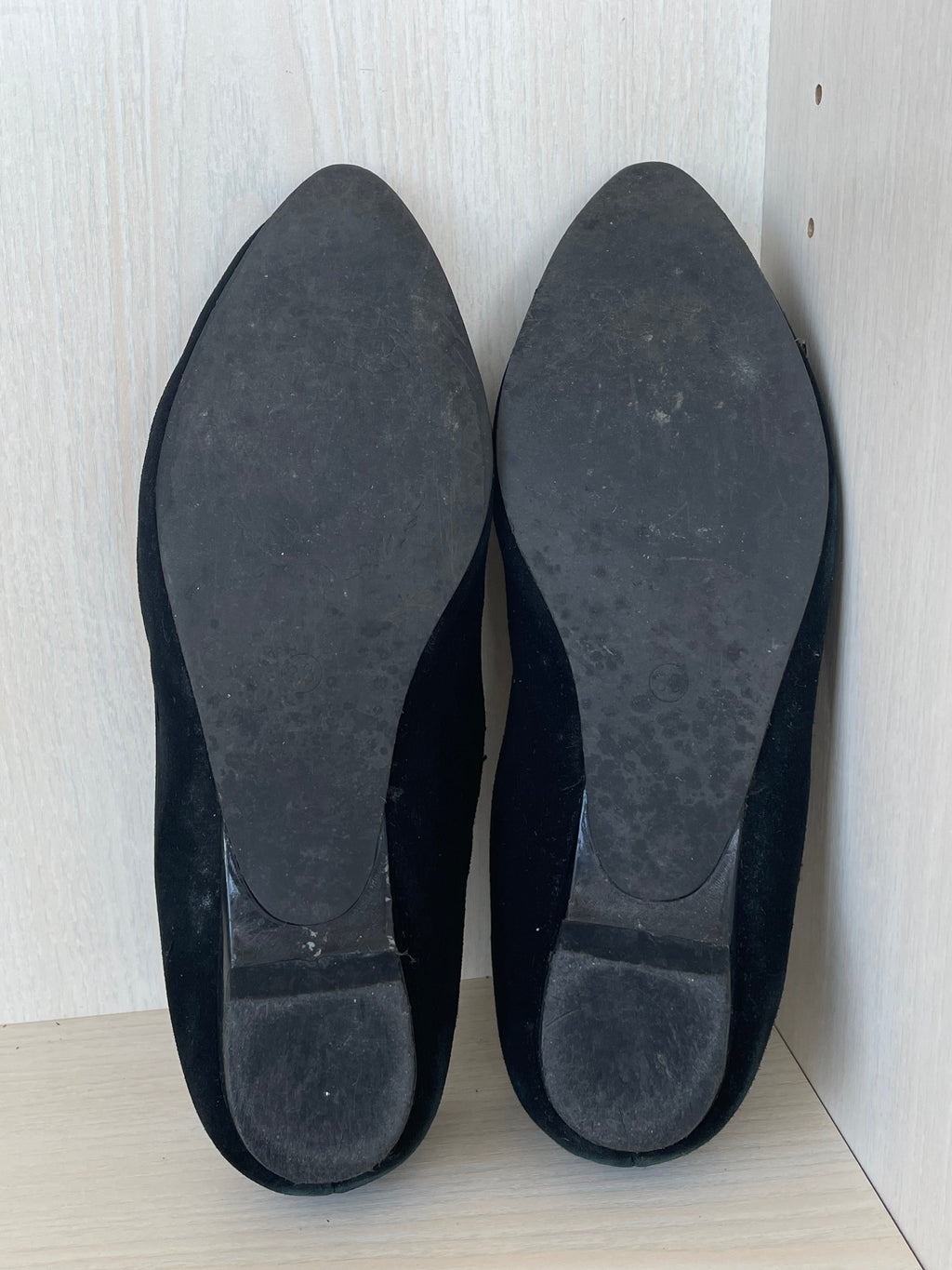 Alma en Pena Black Glitter Flats, EU 38, Very Good Condition